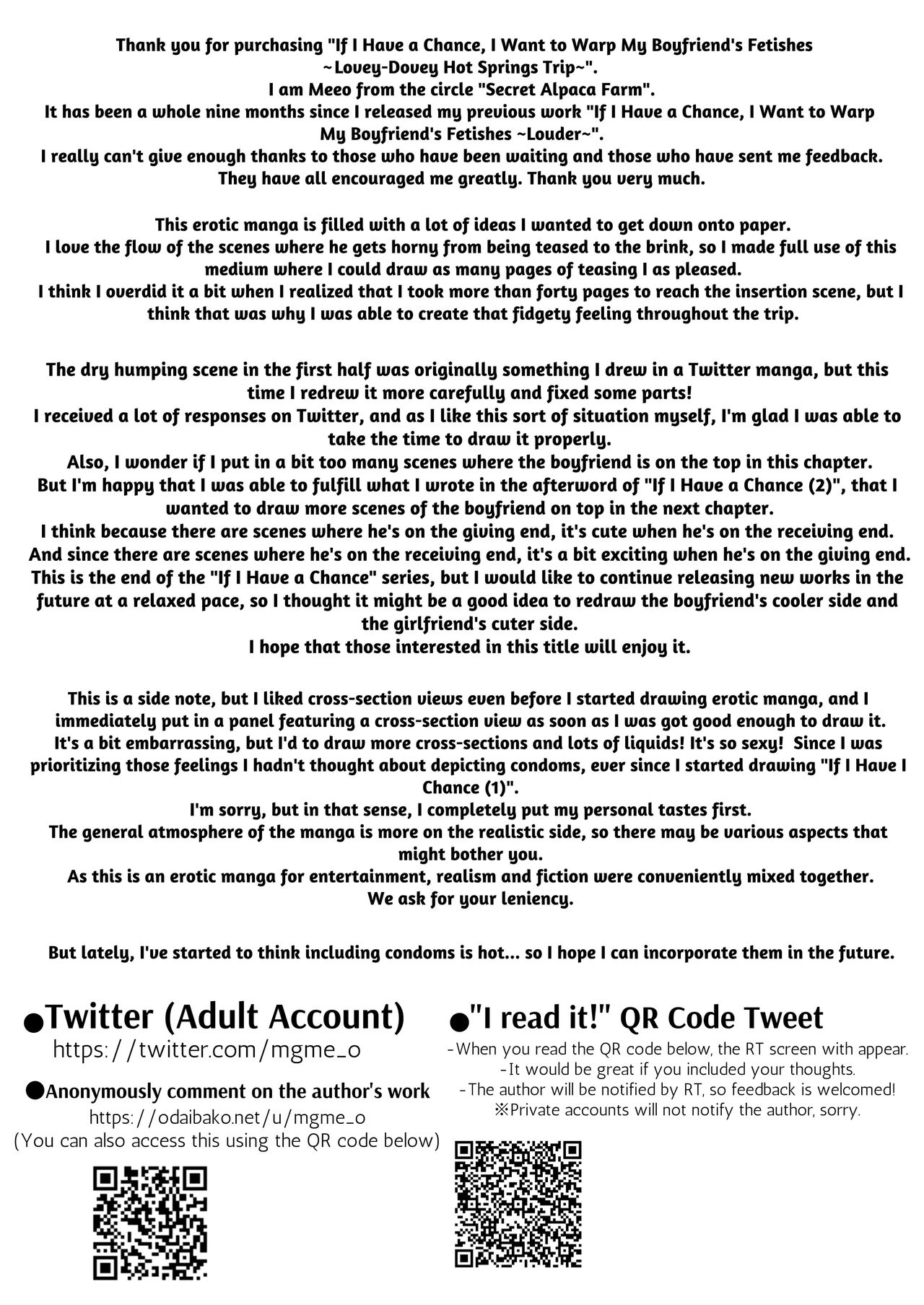 If I Have a Chance, I Want to Warp My Boyfriend's Fetishes! ~Lovey-dovey Trip to the Hotsprings~ page 82