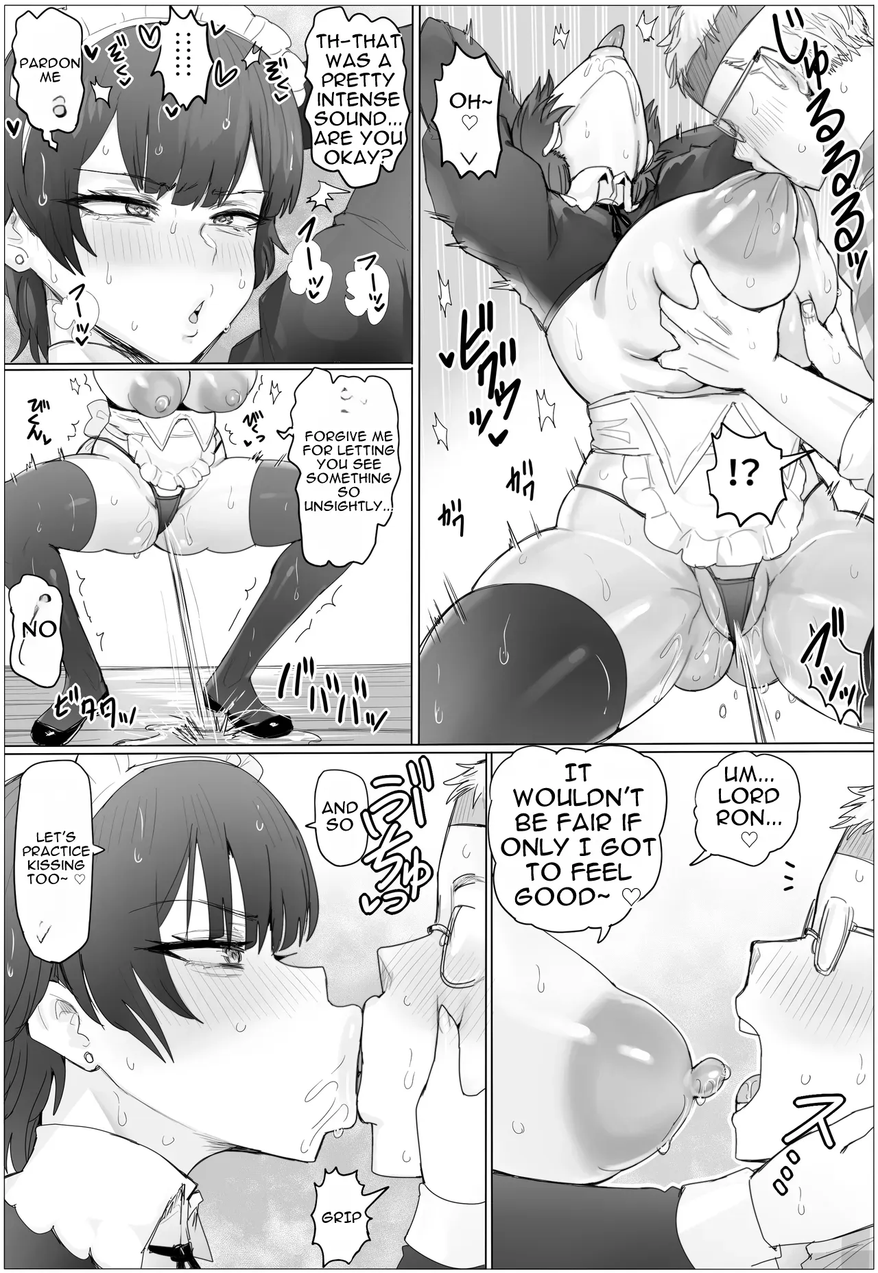 If I Practiced Pounding as a Maid, I Could Conquer the Young Lady’s Hole! page 13