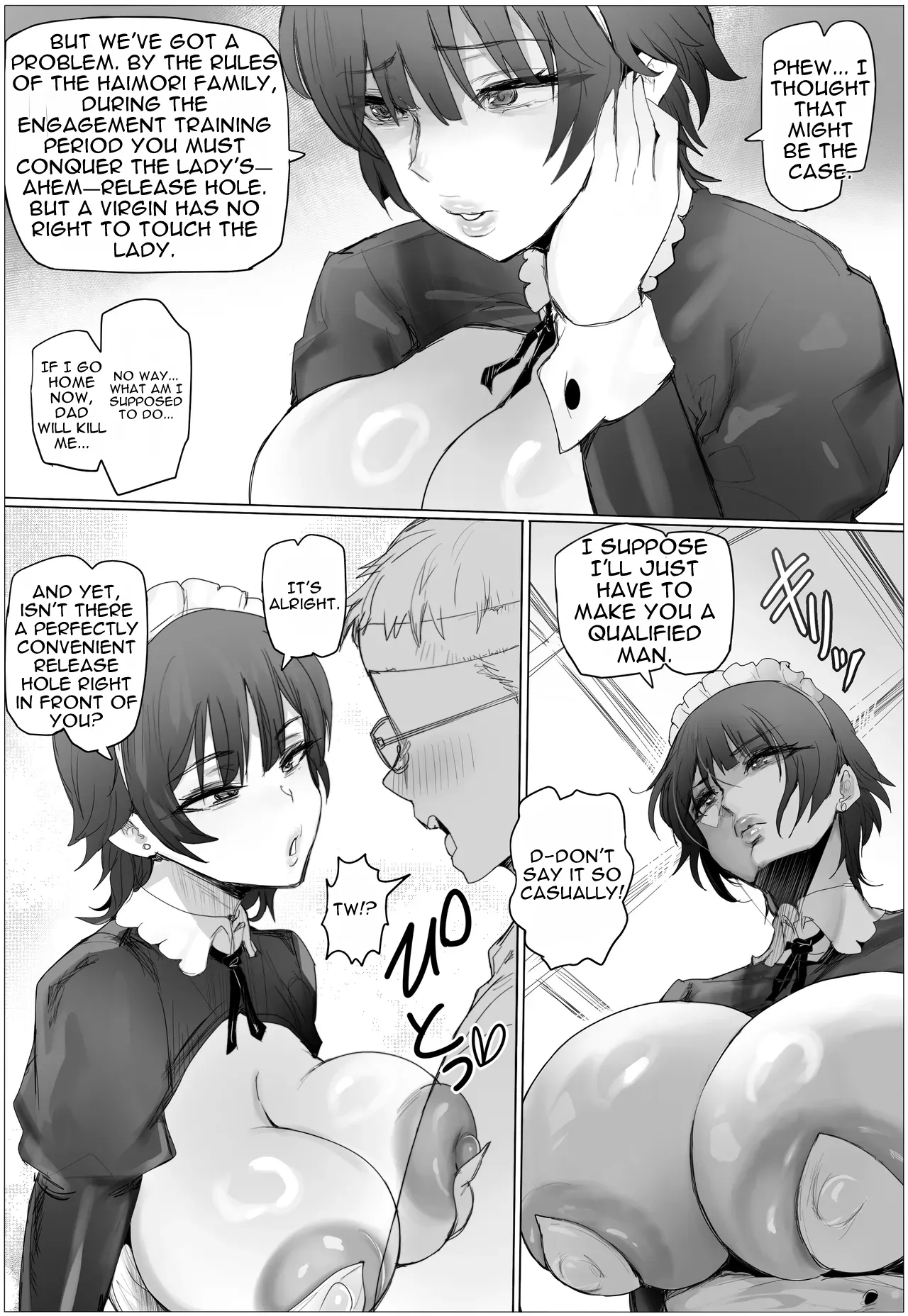 If I Practiced Pounding as a Maid, I Could Conquer the Young Lady’s Hole! page 9