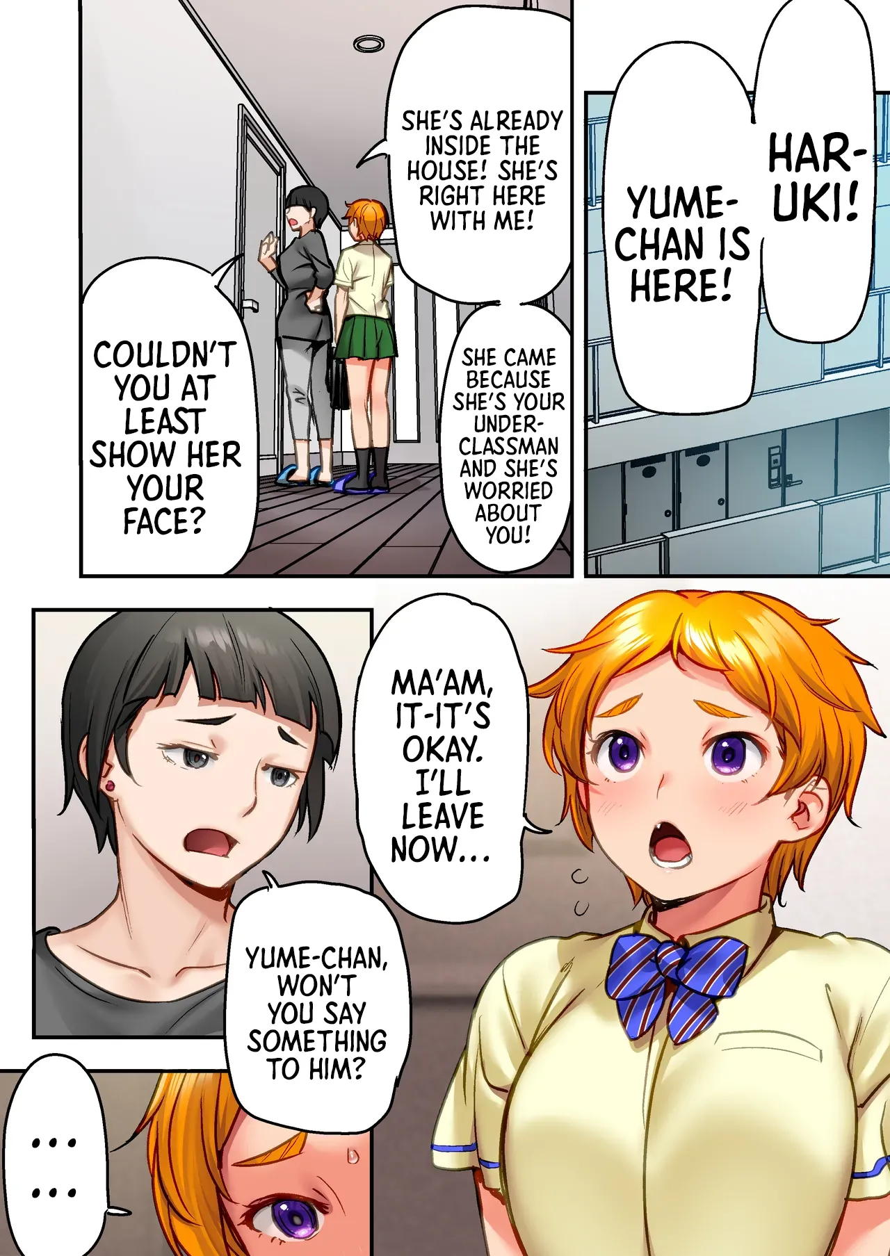 "If I rape her over and over again, Yume will start to feel good too!" - Udo page 25