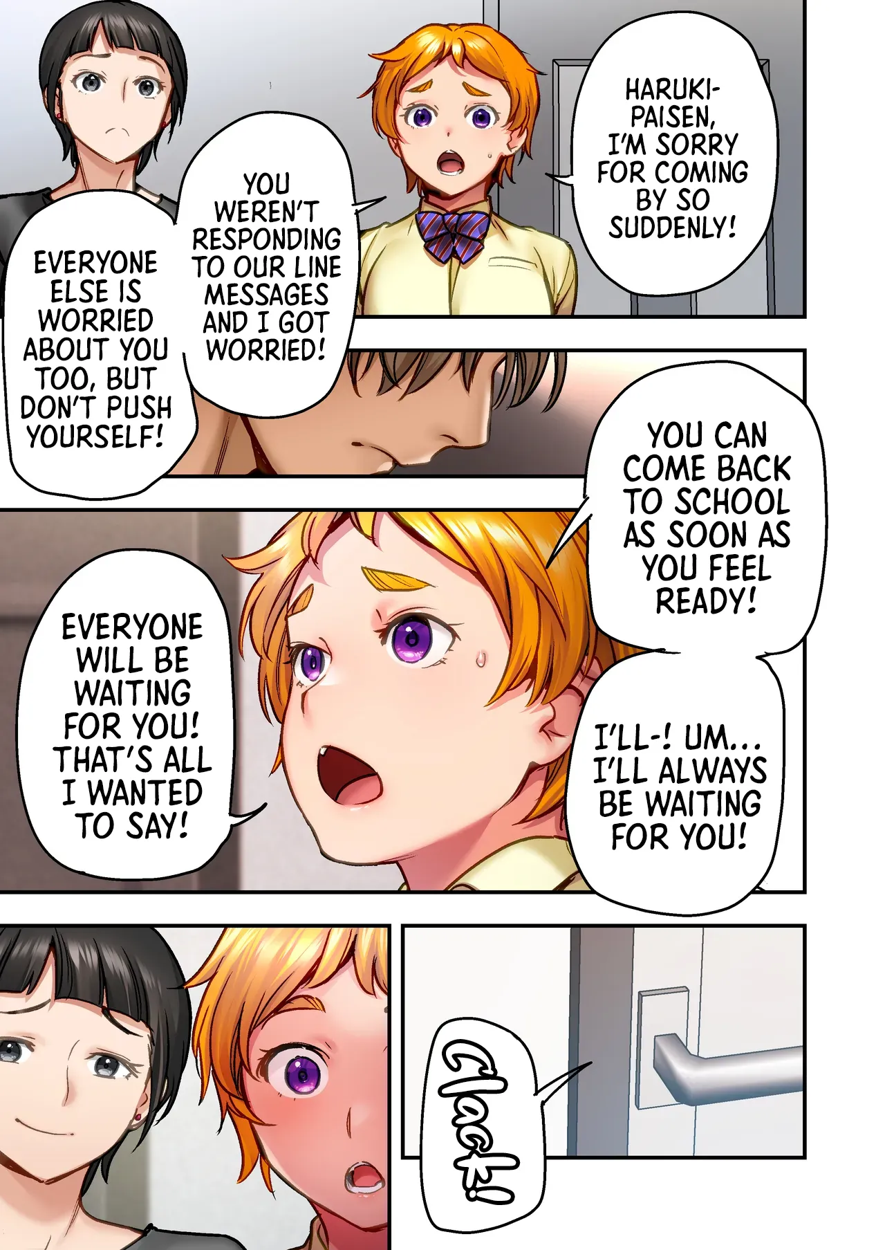"If I rape her over and over again, Yume will start to feel good too!" - Udo page 26