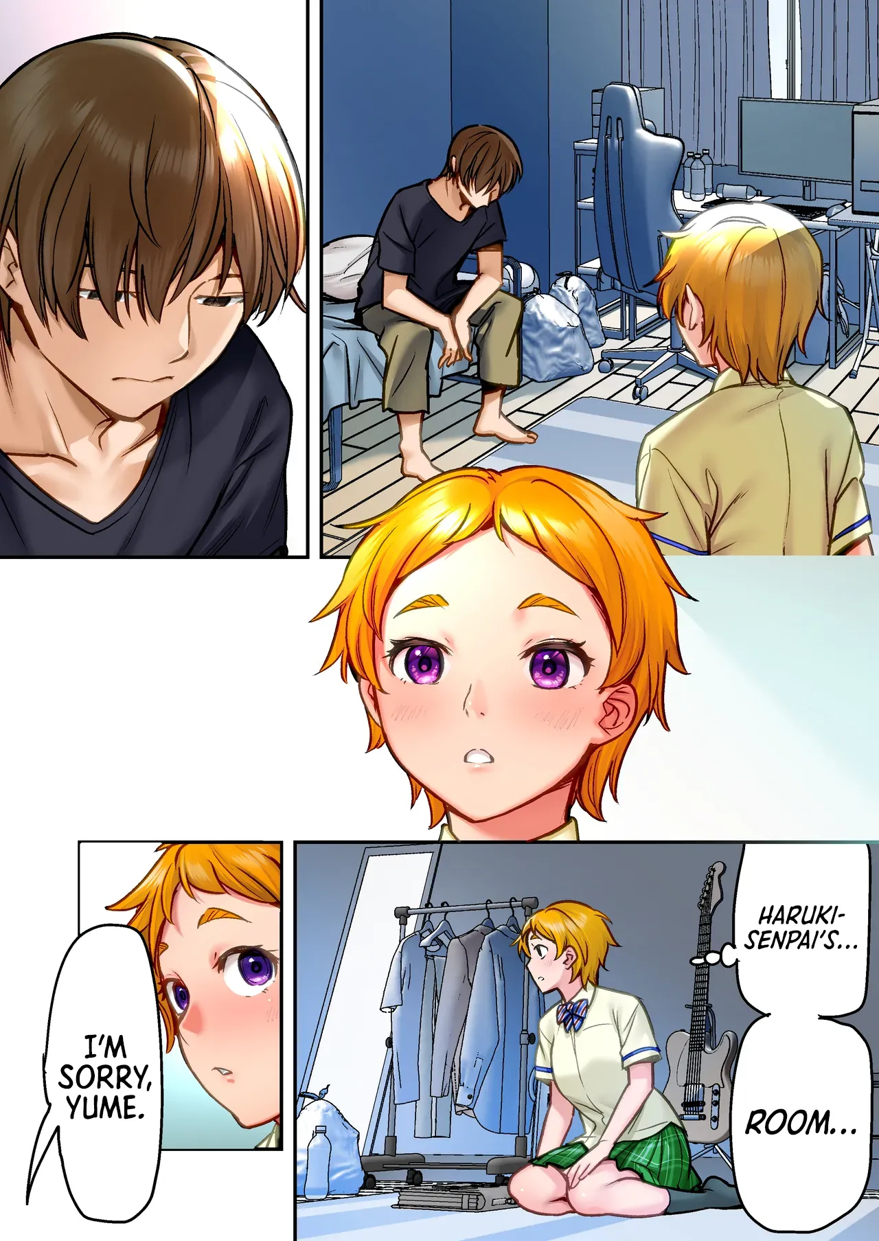 "If I rape her over and over again, Yume will start to feel good too!" - Udo page 27