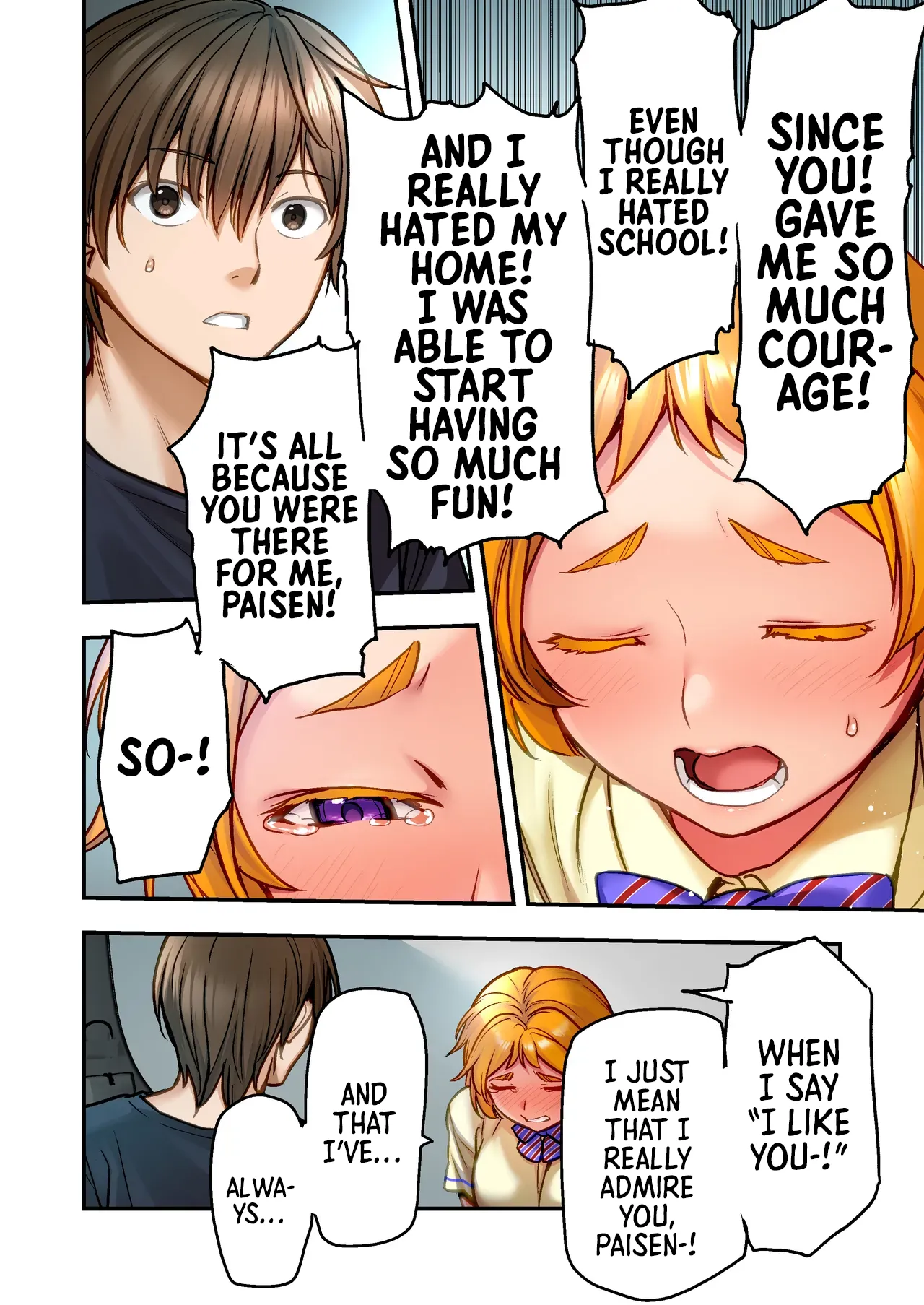 "If I rape her over and over again, Yume will start to feel good too!" - Udo page 31