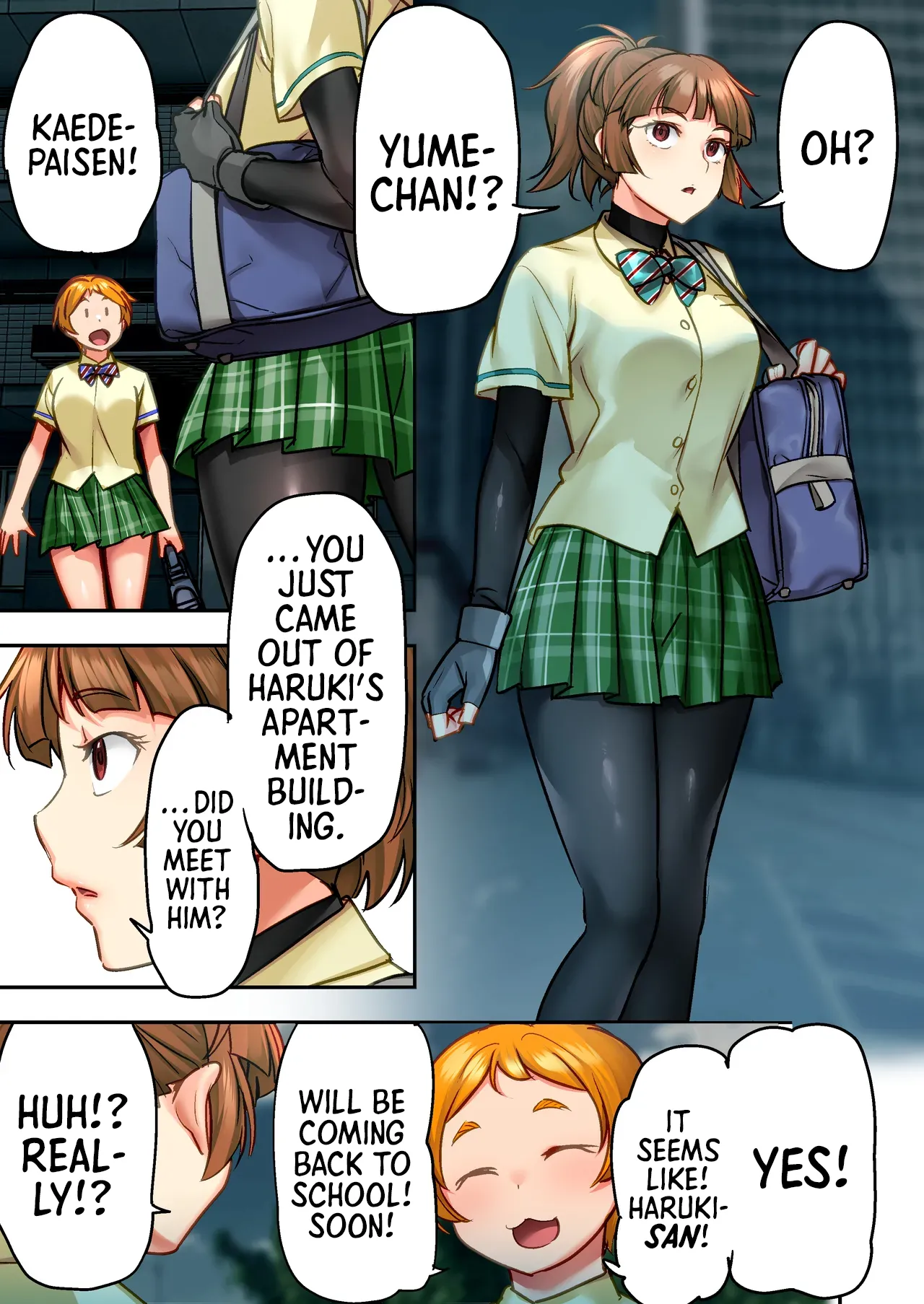 "If I rape her over and over again, Yume will start to feel good too!" - Udo page 34