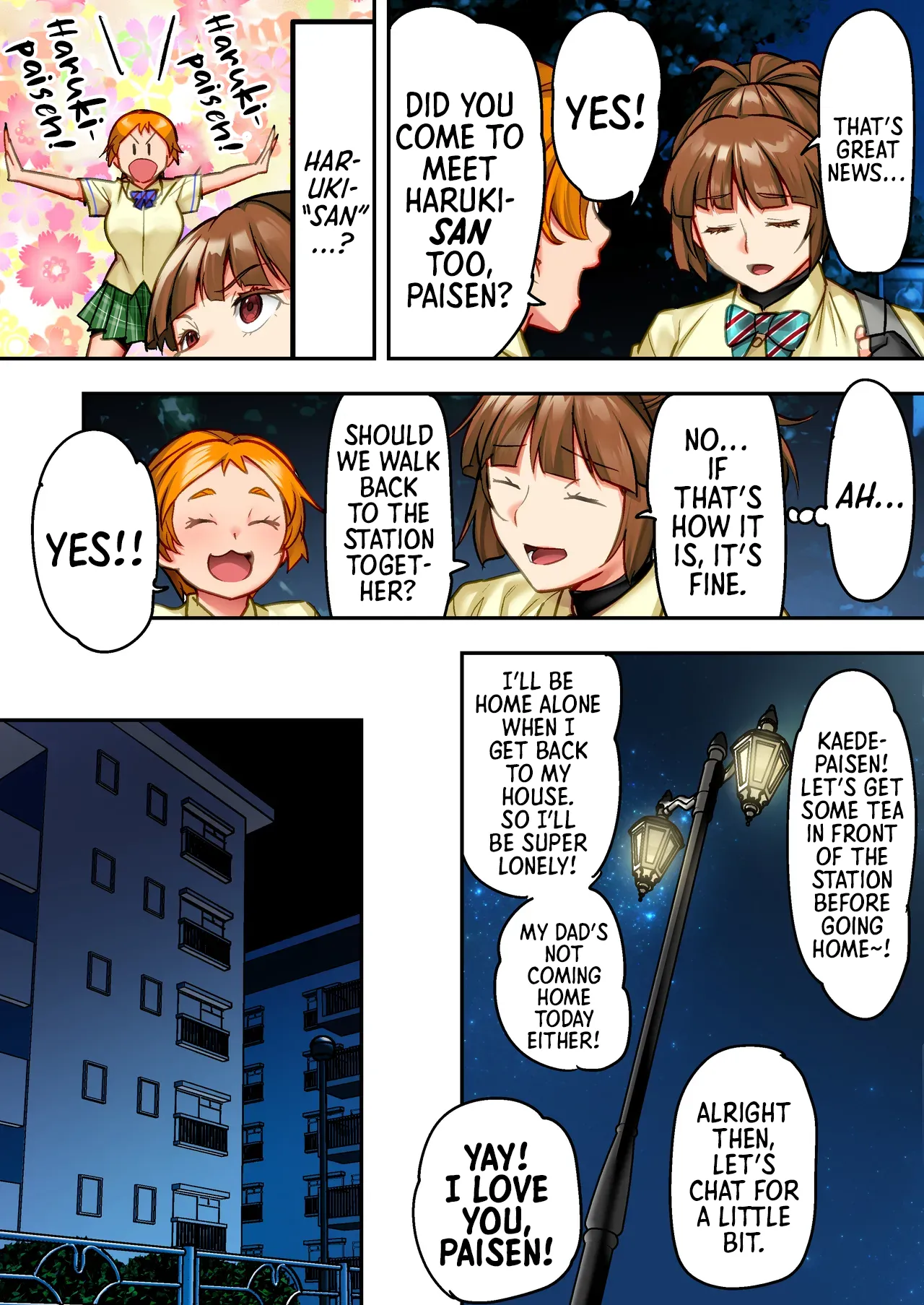 "If I rape her over and over again, Yume will start to feel good too!" - Udo page 35
