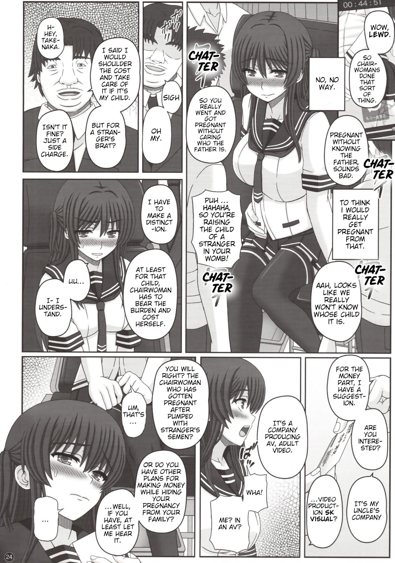 Iinchou wa Class no Ninshin Pet 3 page 23