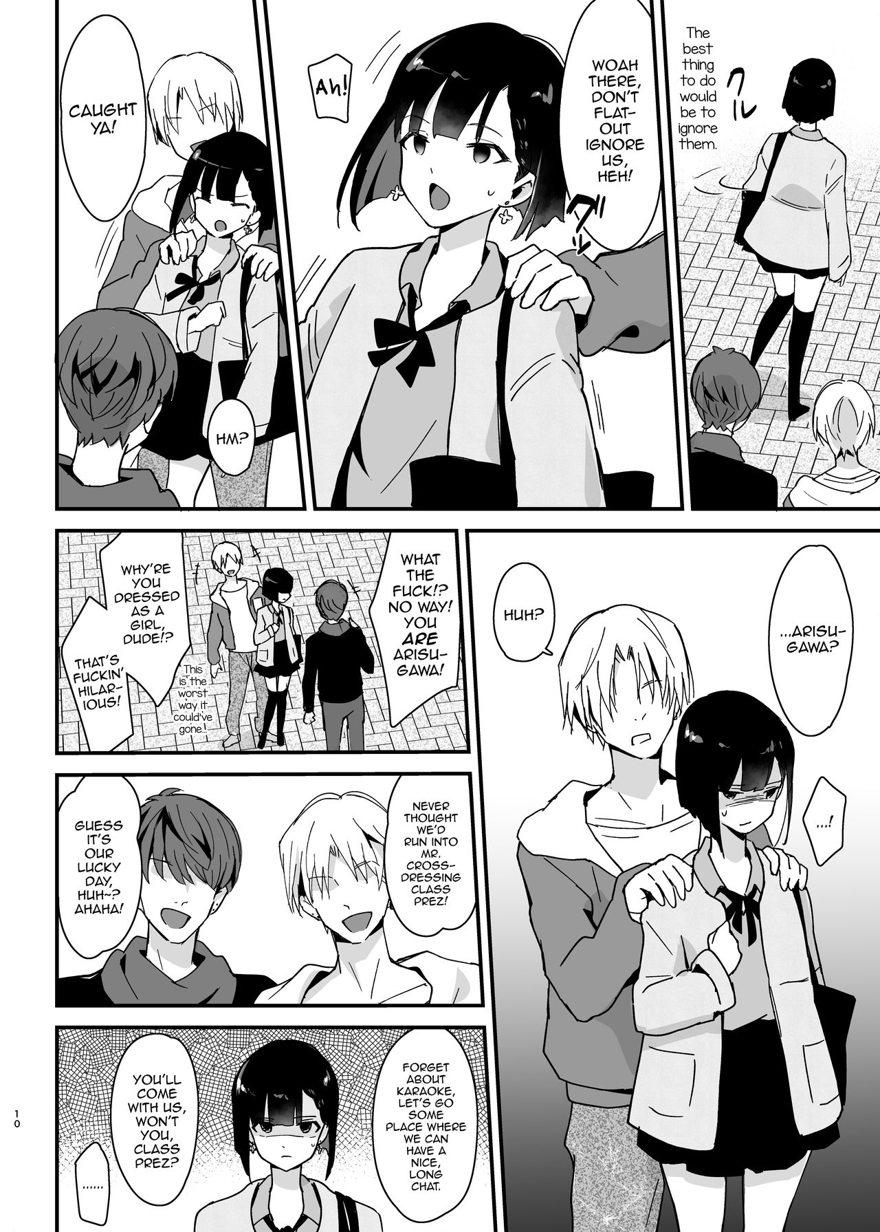 Iinchou wa Furyou Chinpo ni Otosareru page 9