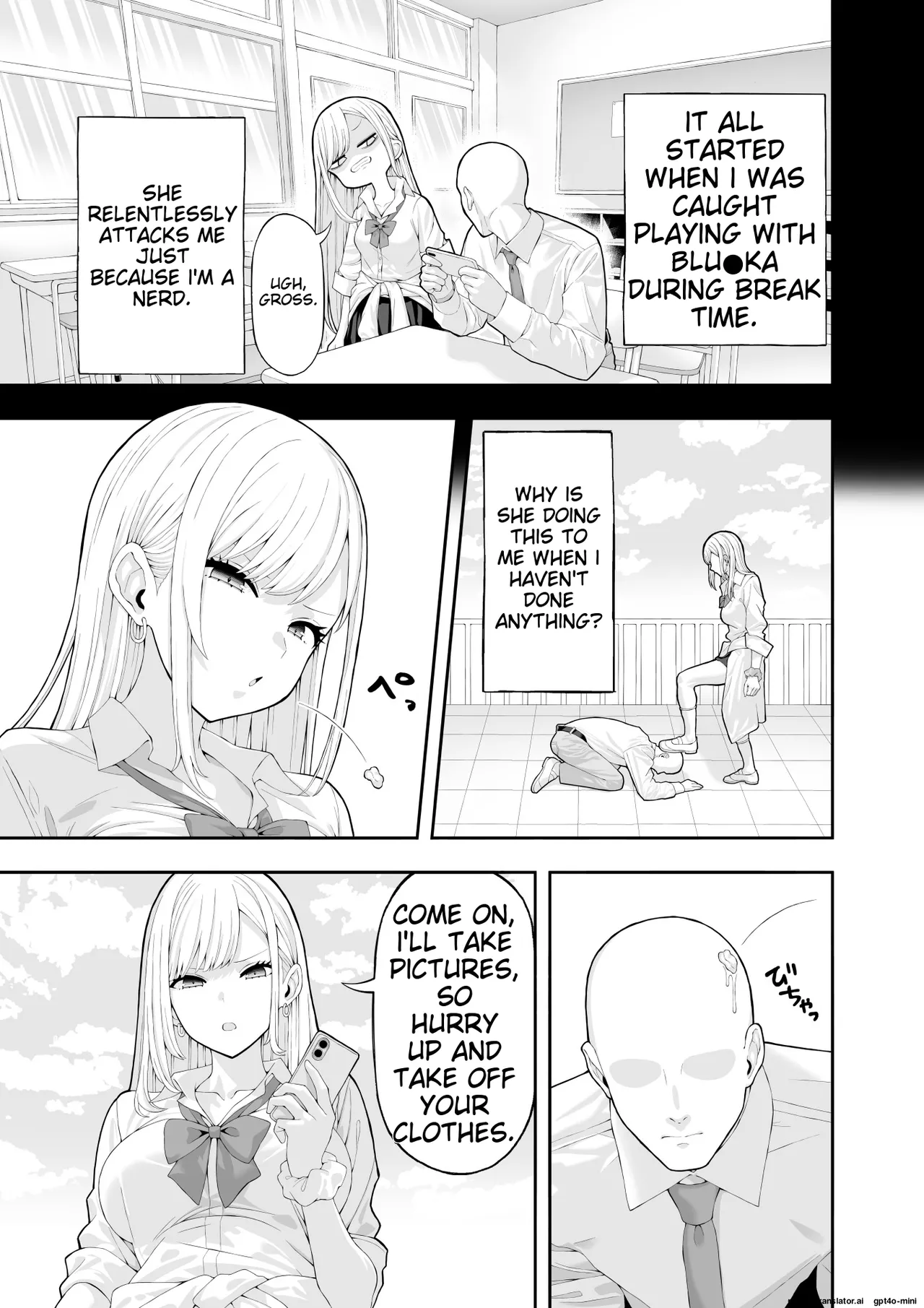 Ijimekko Gal o Saimin Appli de Fukushuu suru Hanashi page 4