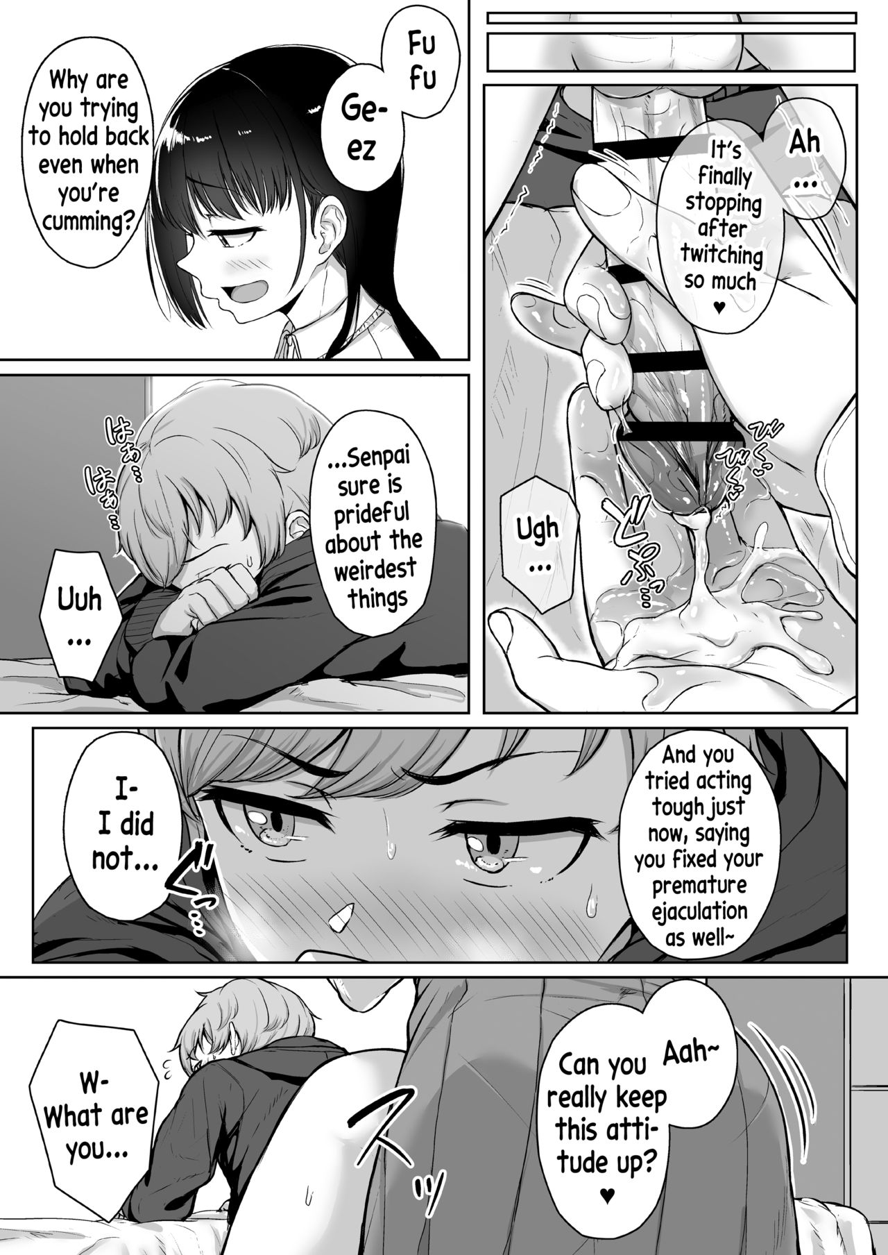 Ijiwaru de Amaama ~Kouhai Kanojo ni Tekoki de Aisarereru Ohanashi~ page 38