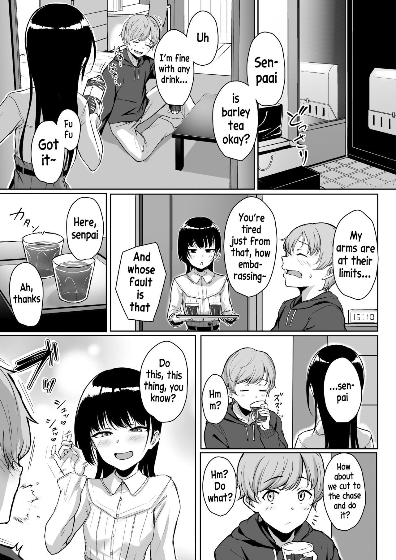 Ijiwaru de Amaama ~Kouhai Kanojo ni Tekoki de Aisarereru Ohanashi~ page 4