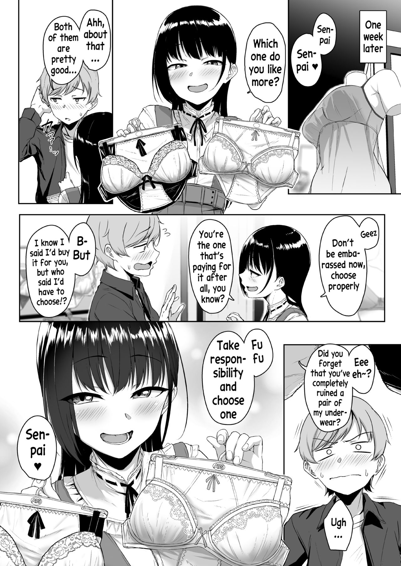 Ijiwaru de Amaama ~Kouhai Kanojo ni Tekoki de Aisarereru Ohanashi~ page 61