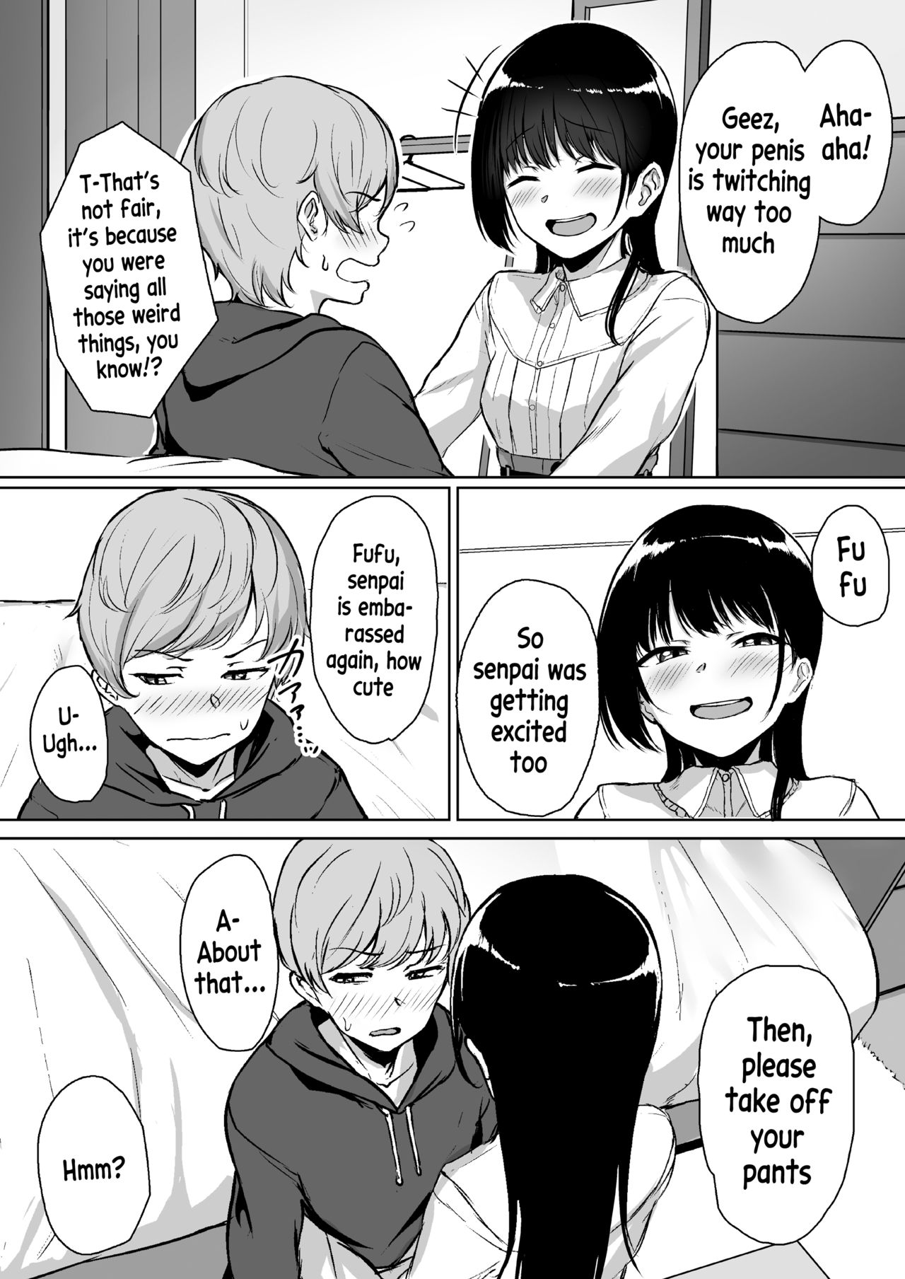 Ijiwaru de Amaama ~Kouhai Kanojo ni Tekoki de Aisarereru Ohanashi~ page 8