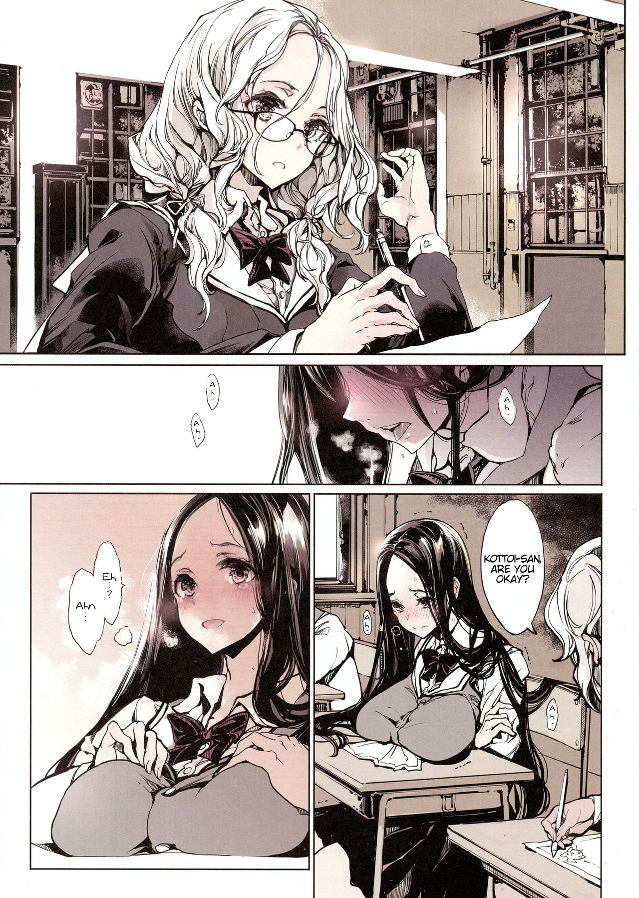 IkaZuka-san did not move a muscle page 5