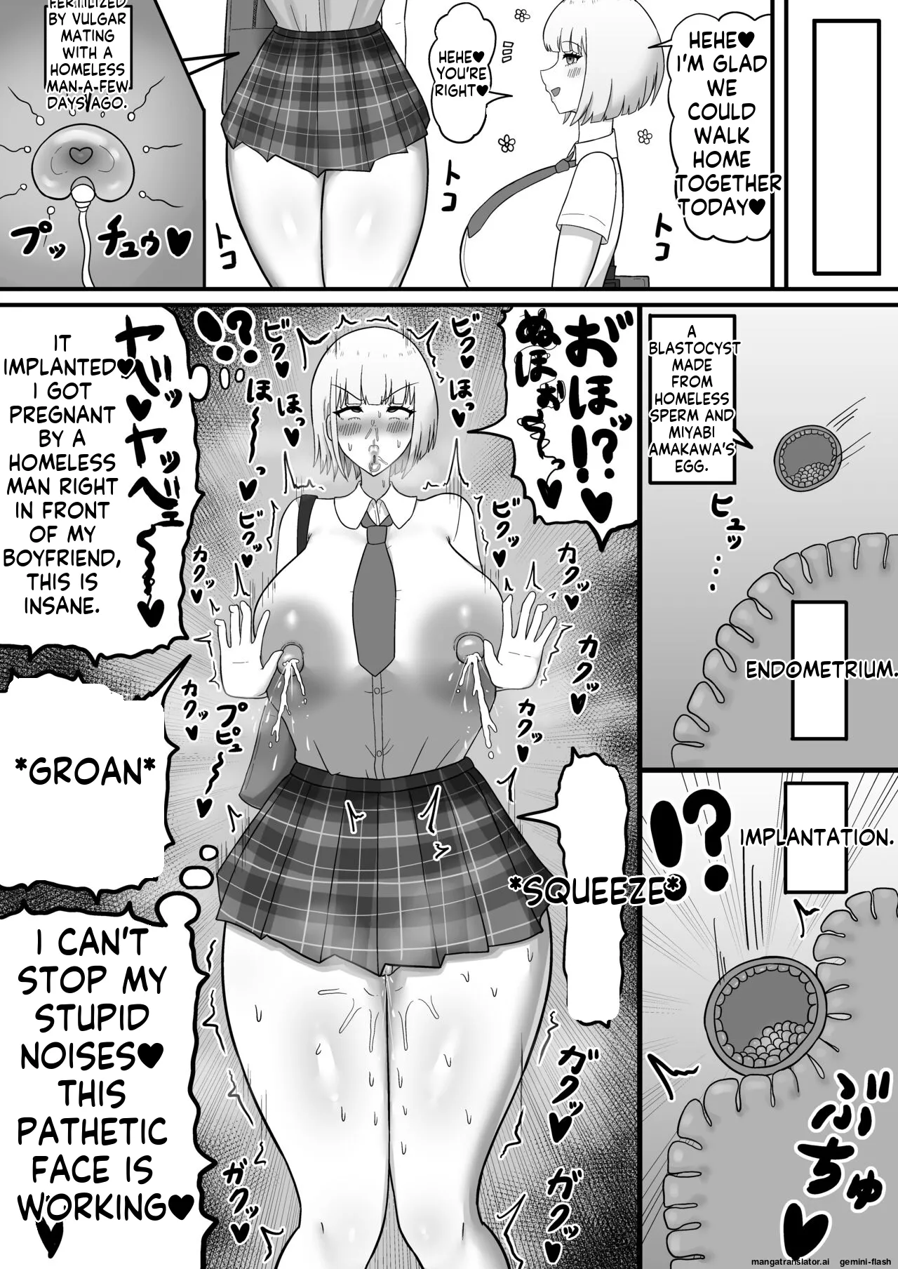 Ikemen Joshi no Volley-bu Kanojo ga Homeless ni Netorareru Hanashi page 21