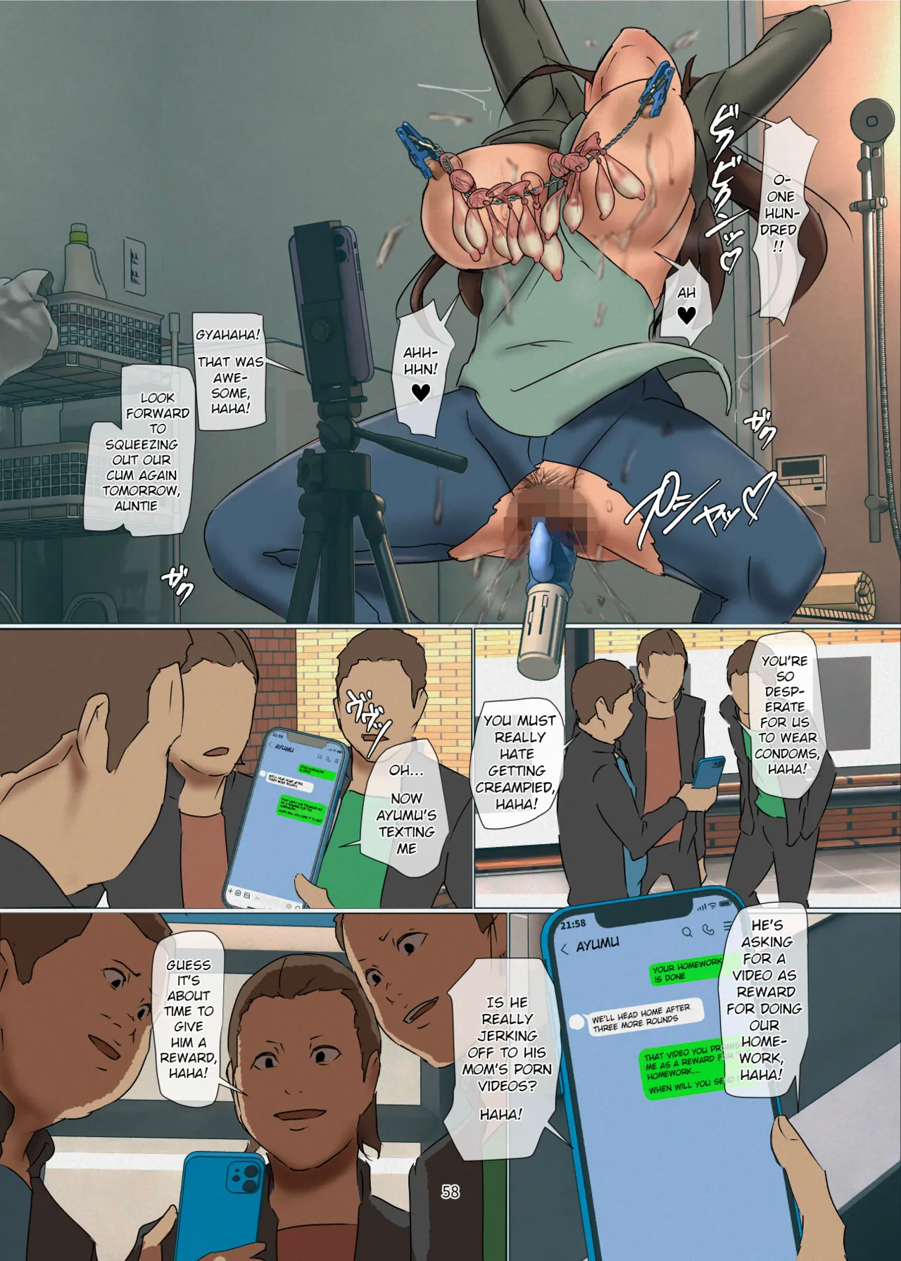 Ikenie no Haha 4 page 58