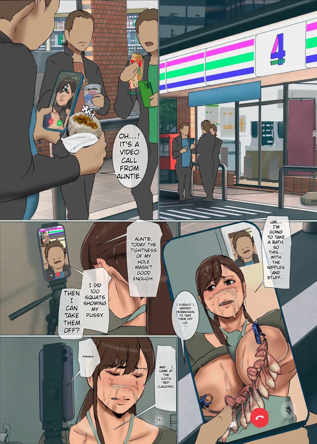 Ikenie no Haha 4 page 56