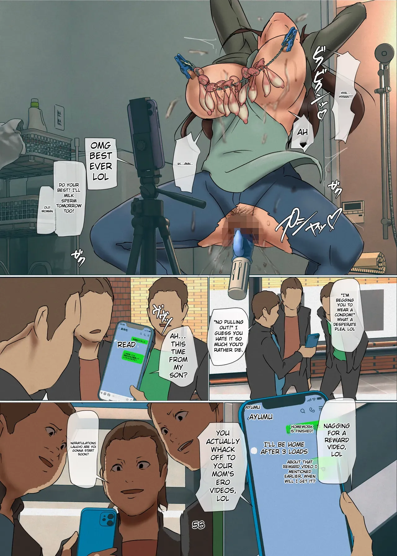 Ikenie no Haha 4 page 58