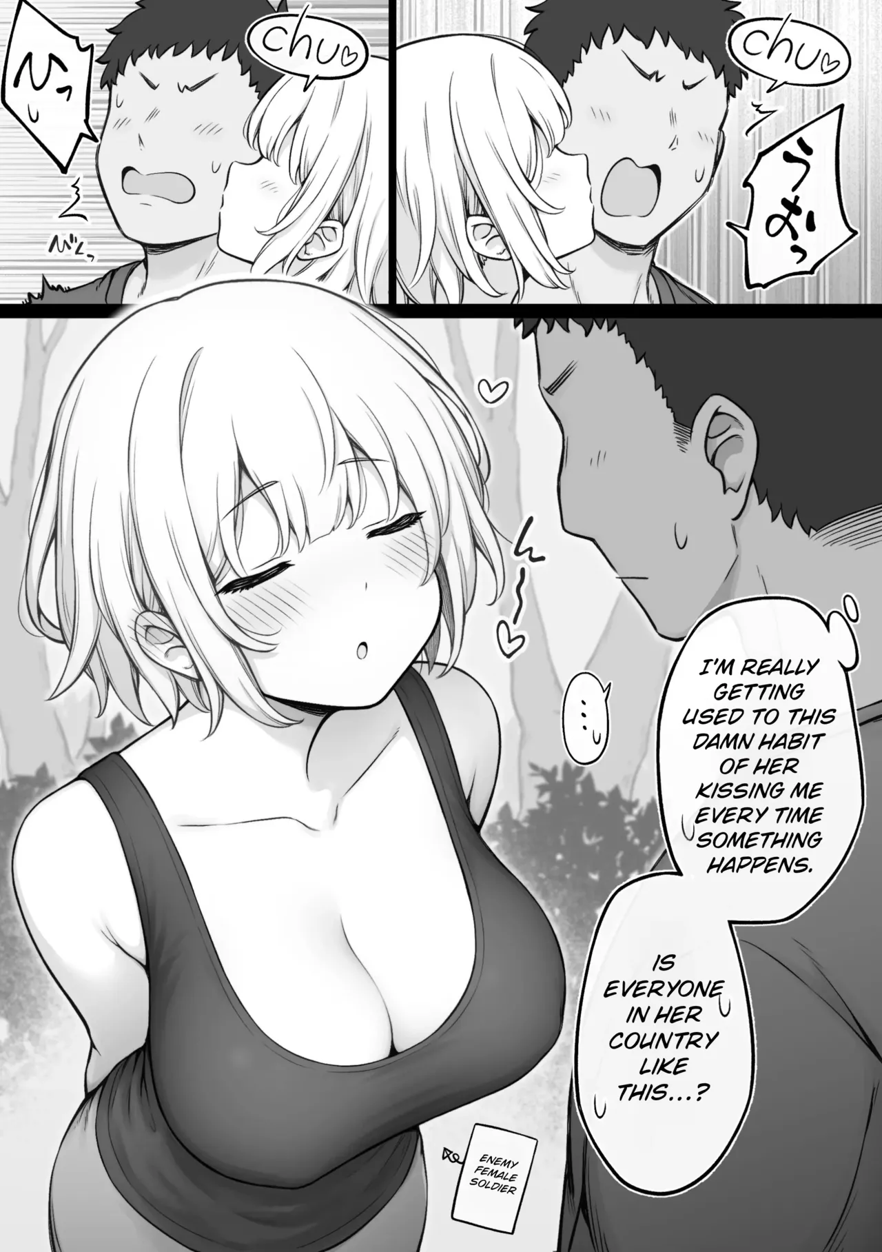 Ikoku no Onna Heishi to Mujintou Seikatsu - Living on a deserted island with a foreign female soldier page 24