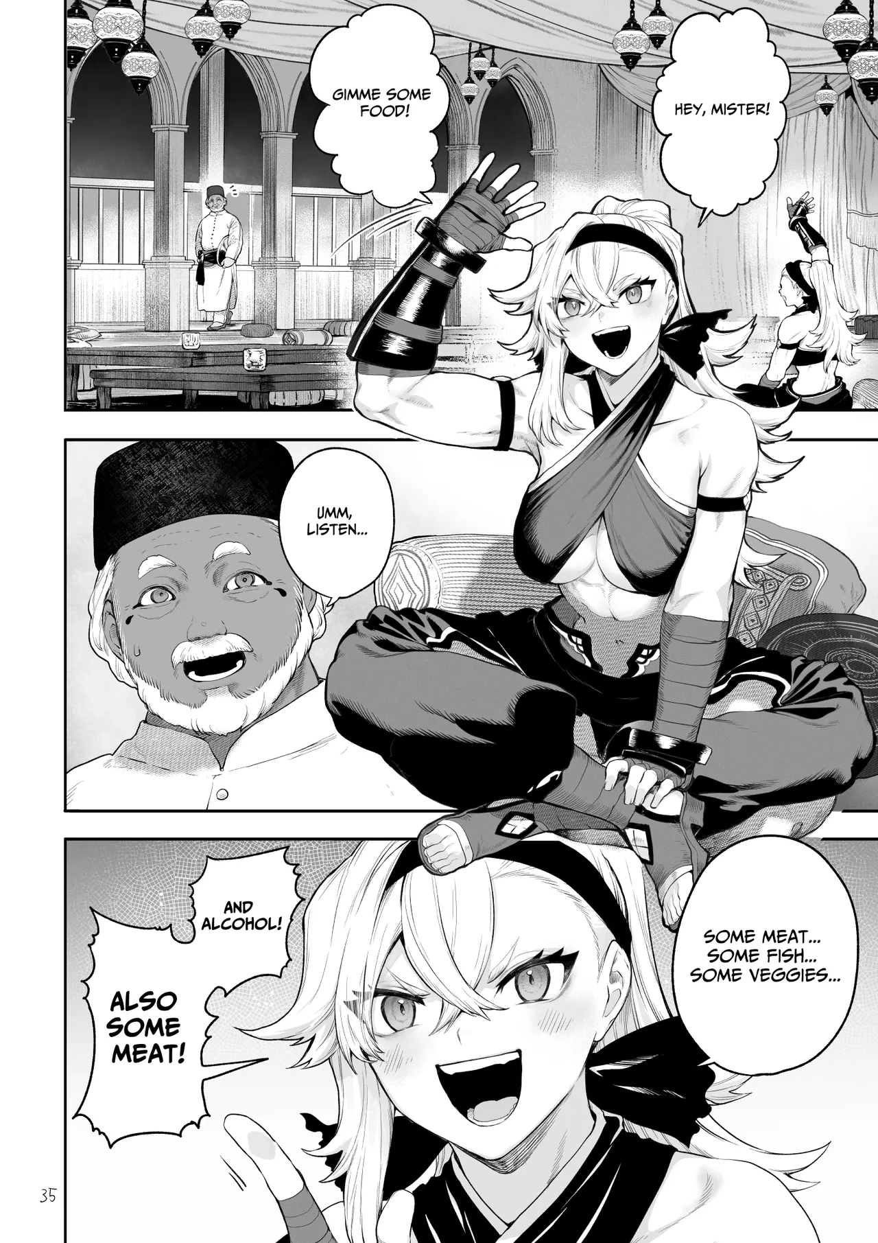 Ikusa Otome to Ikusa Goto! ~Onna Kakutouka Hen~ page 35