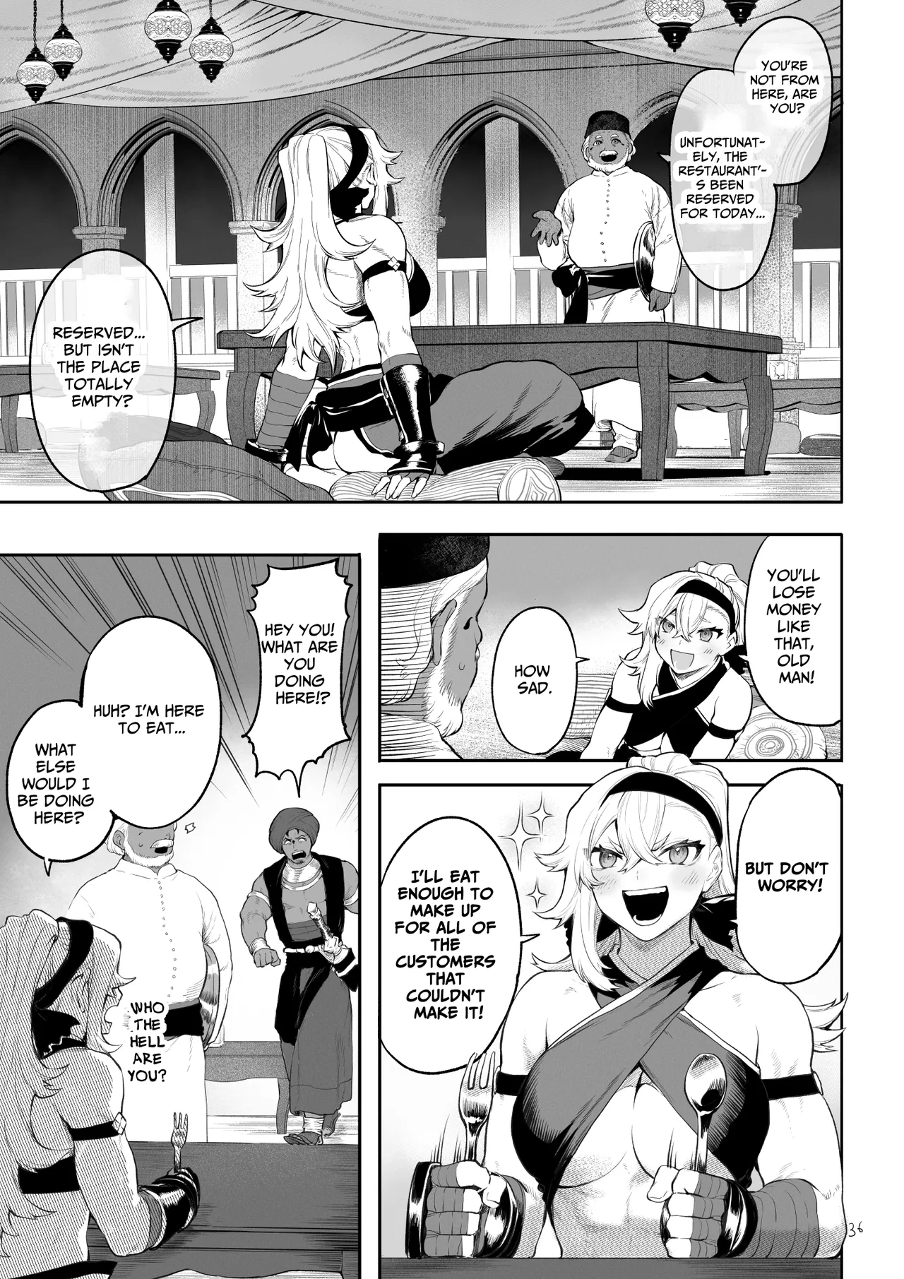 Ikusa Otome to Ikusa Goto! ~Onna Kakutouka Hen~ page 36