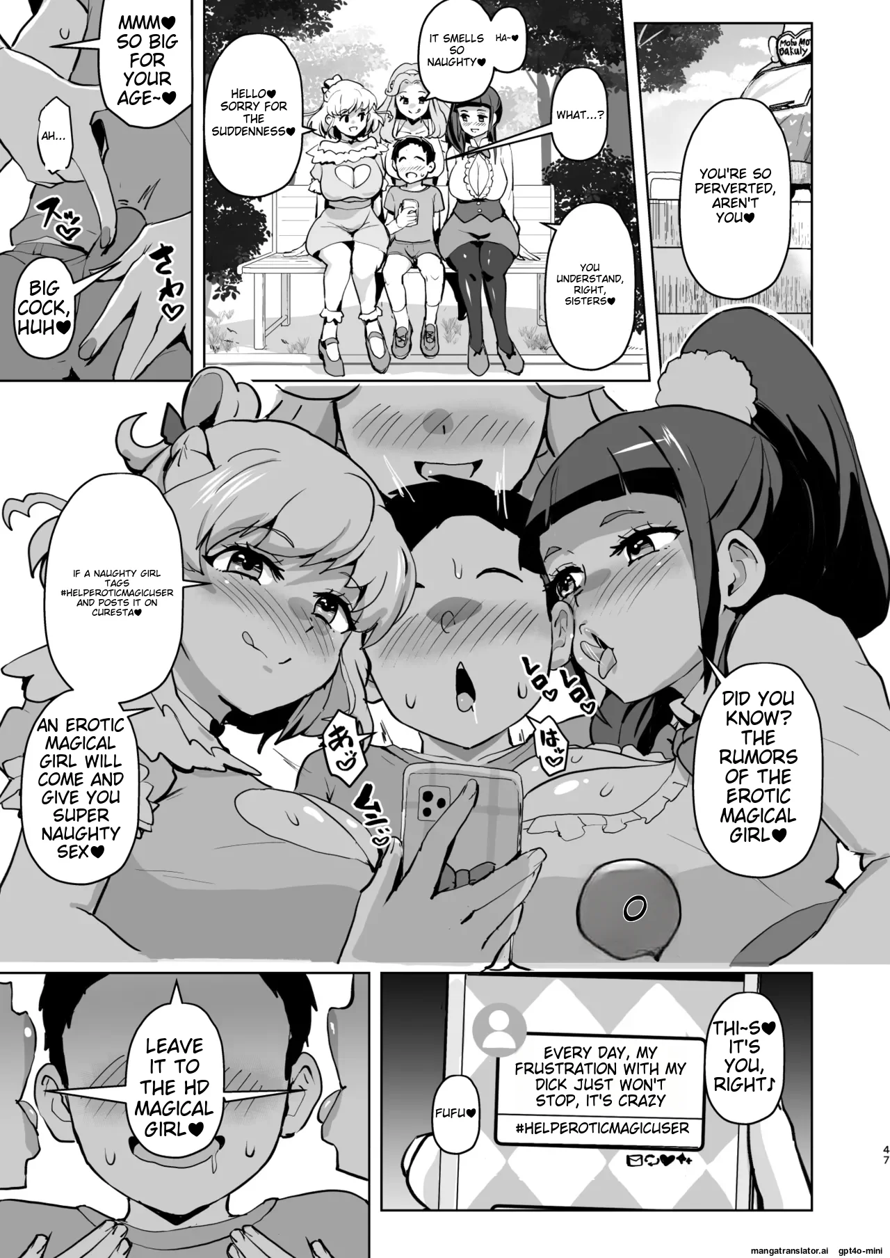 Ima Goshujin-sama Daisuki no Dosukebe Ero Mahou Tsukai tte Iimashita!? page 47