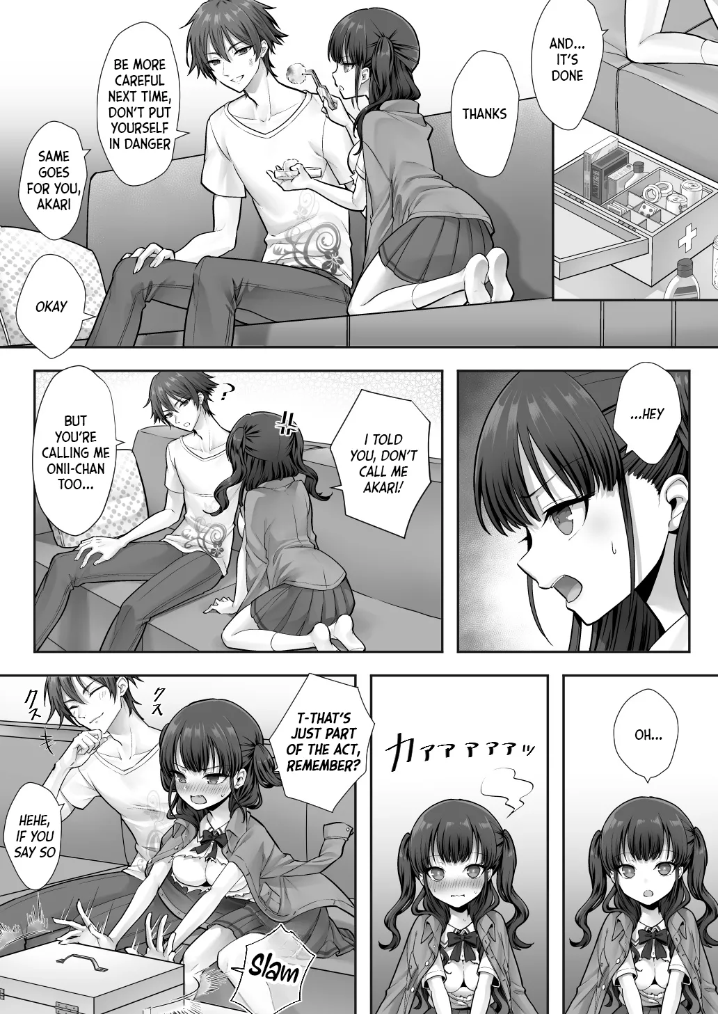Imouto to Irekawatta Onii-chan wa, Sono Mama Oishiku Itadakarete shimaimashita. page 32