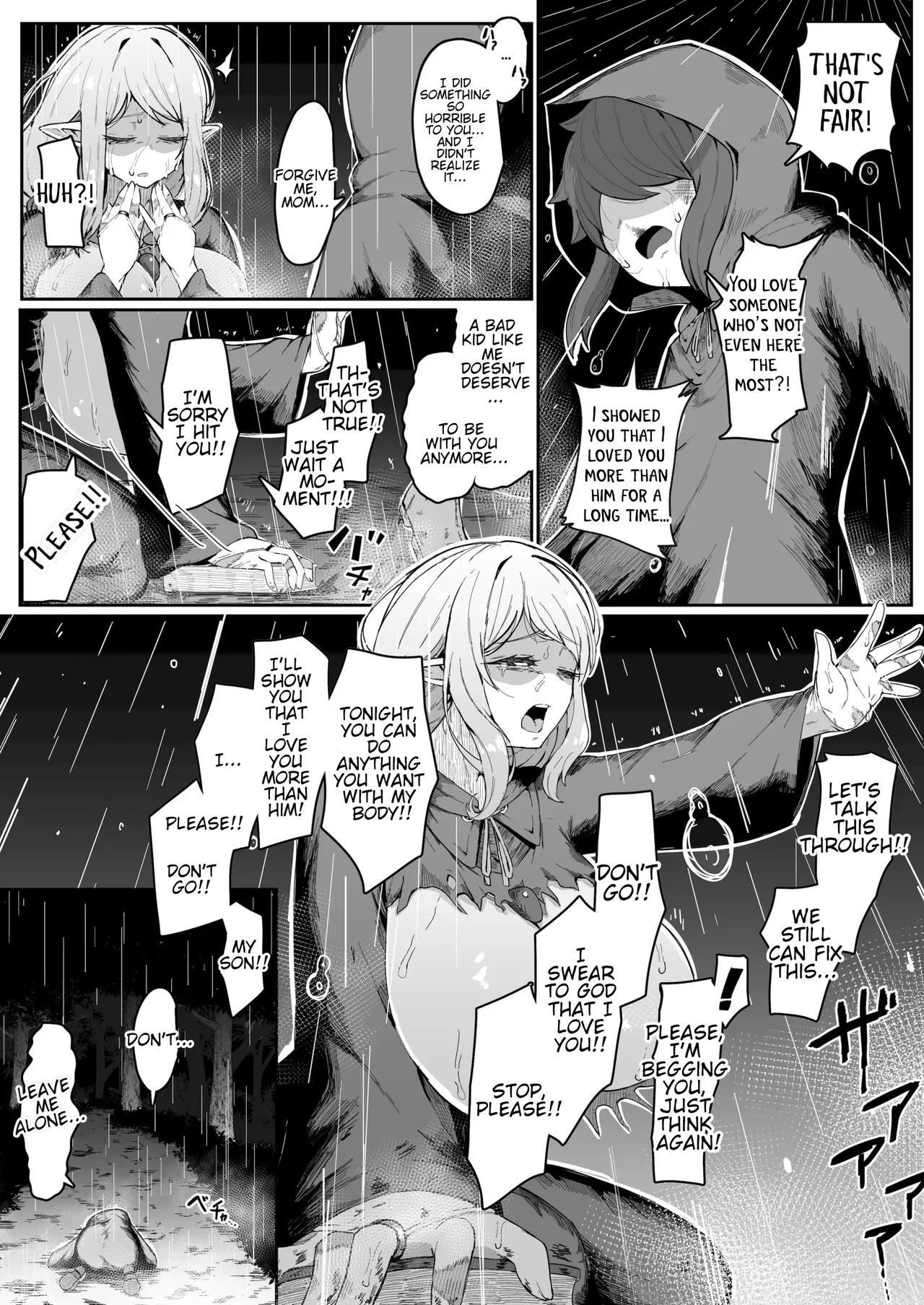Impregnating my elf mother. page 27