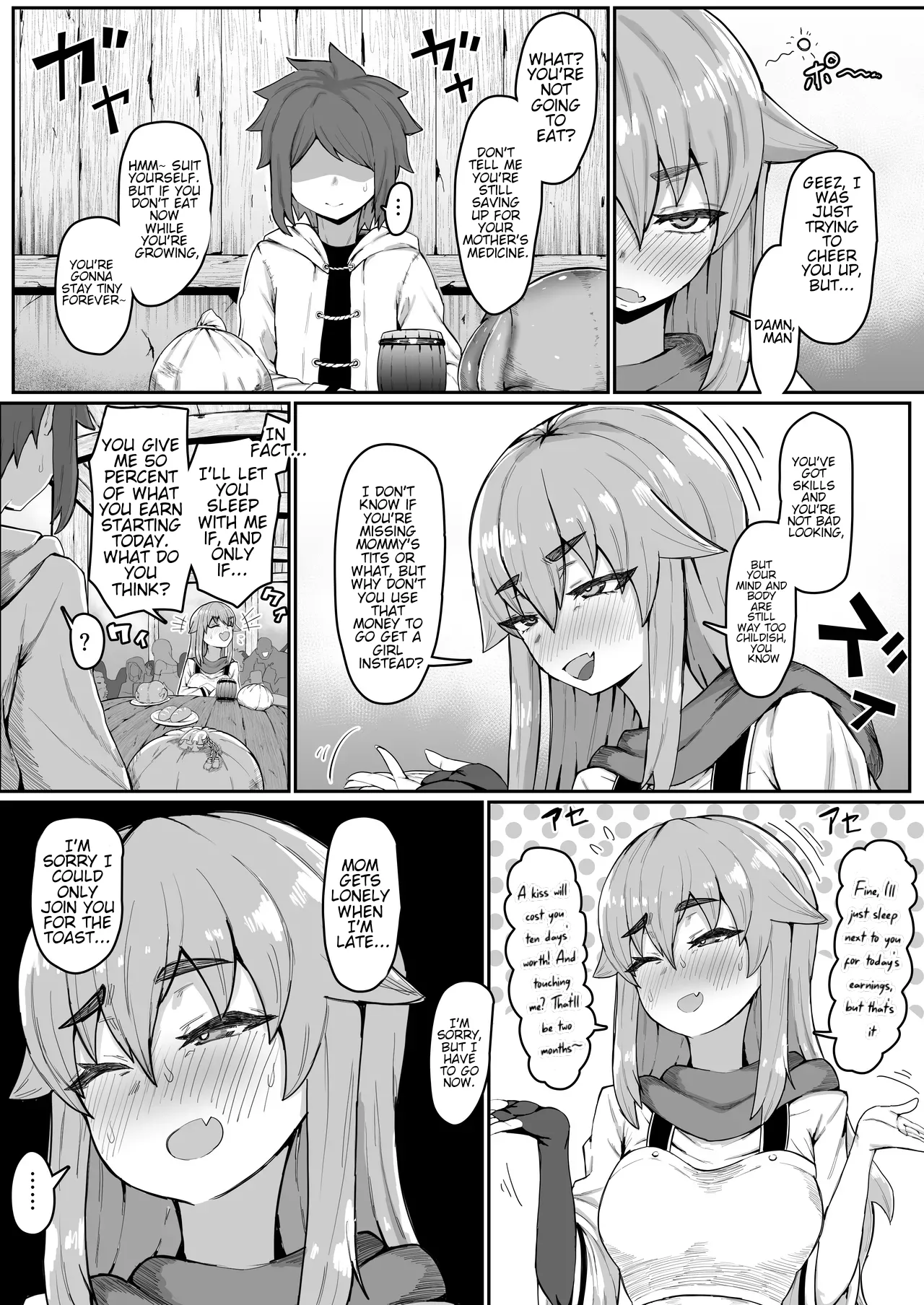 Impregnating my elf mother. page 4