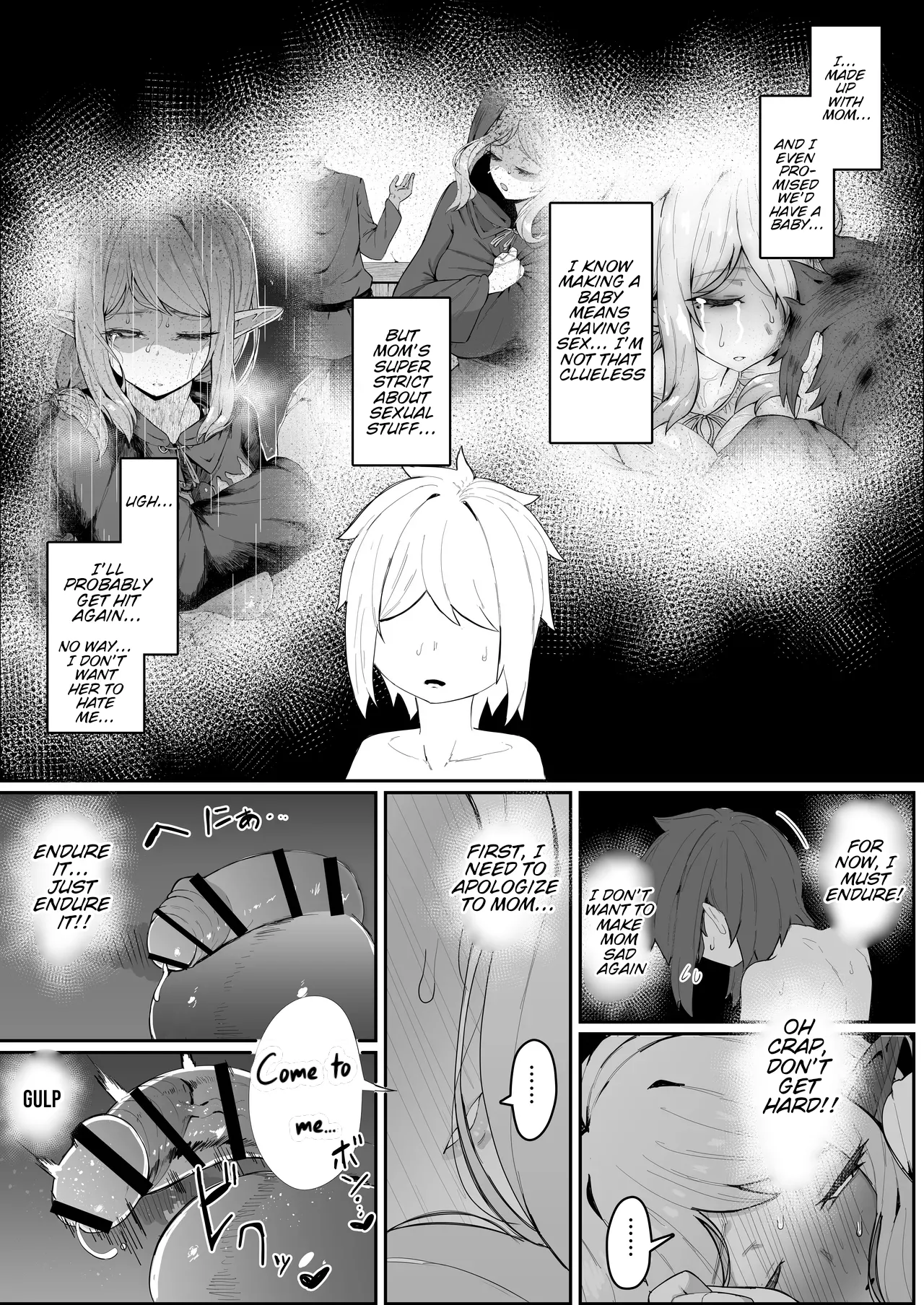 Impregnating my elf mother. page 49