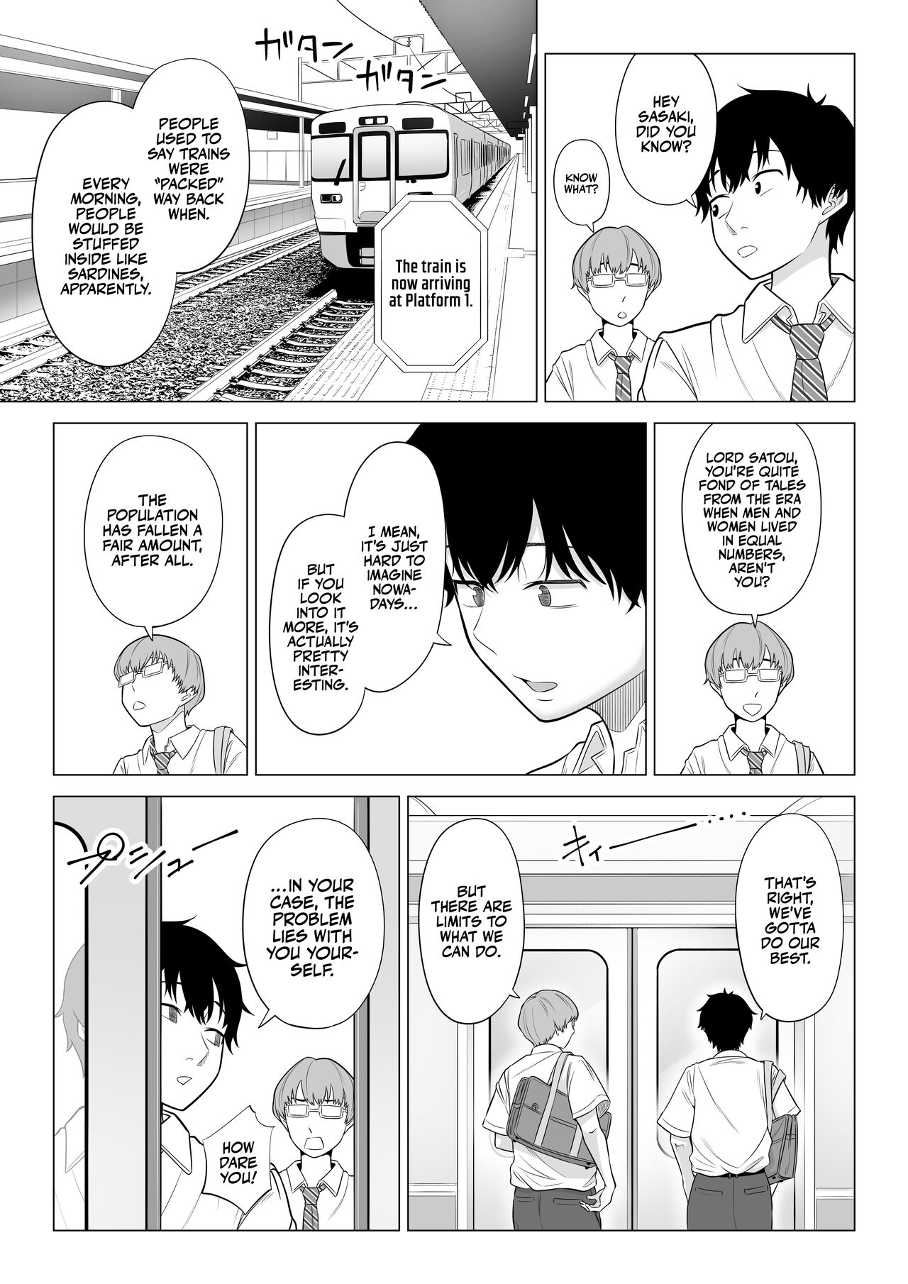 In a World Where Men Are Scarce, Sperm Is a Precious Resource. page 7