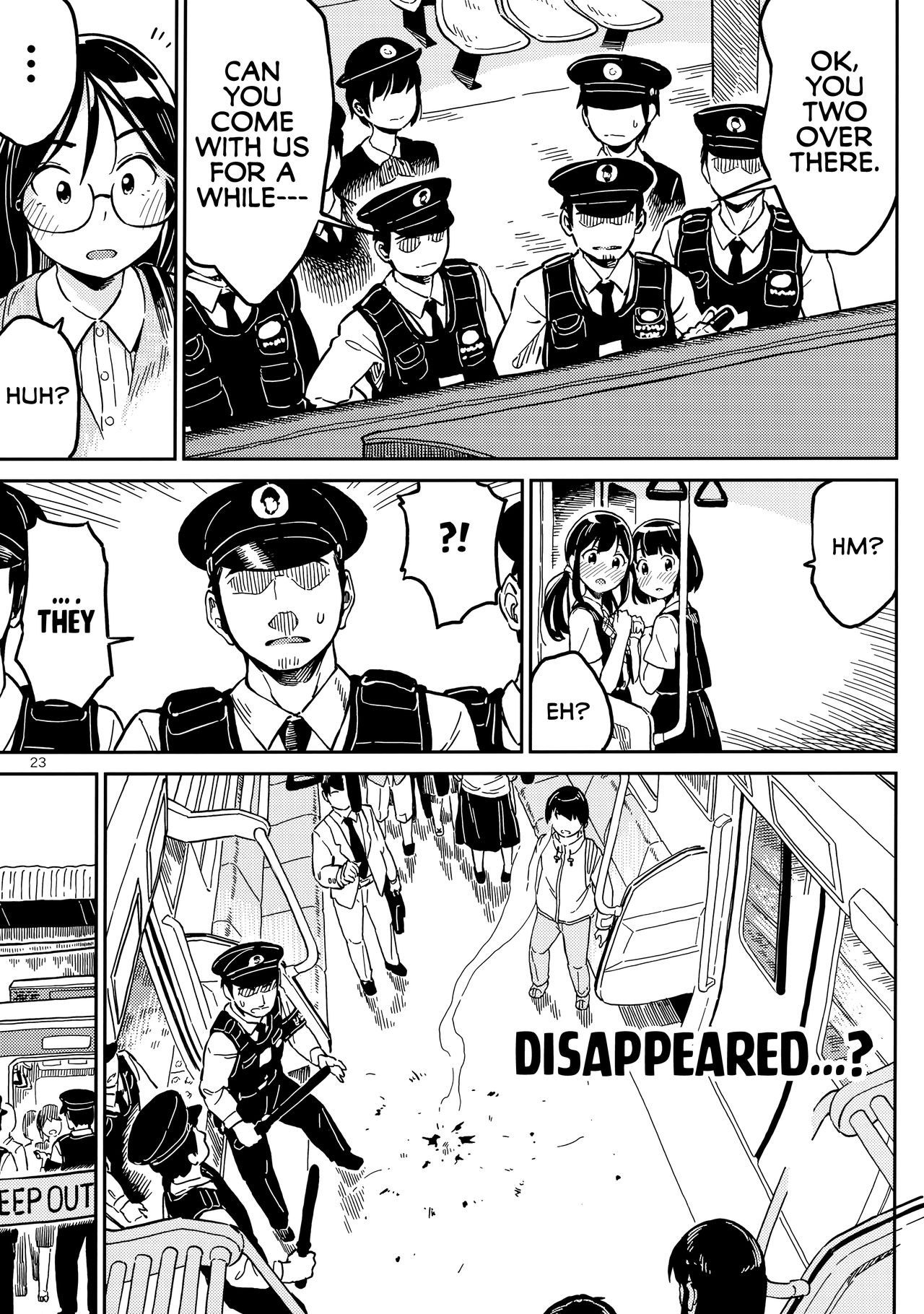 In the train page 22
