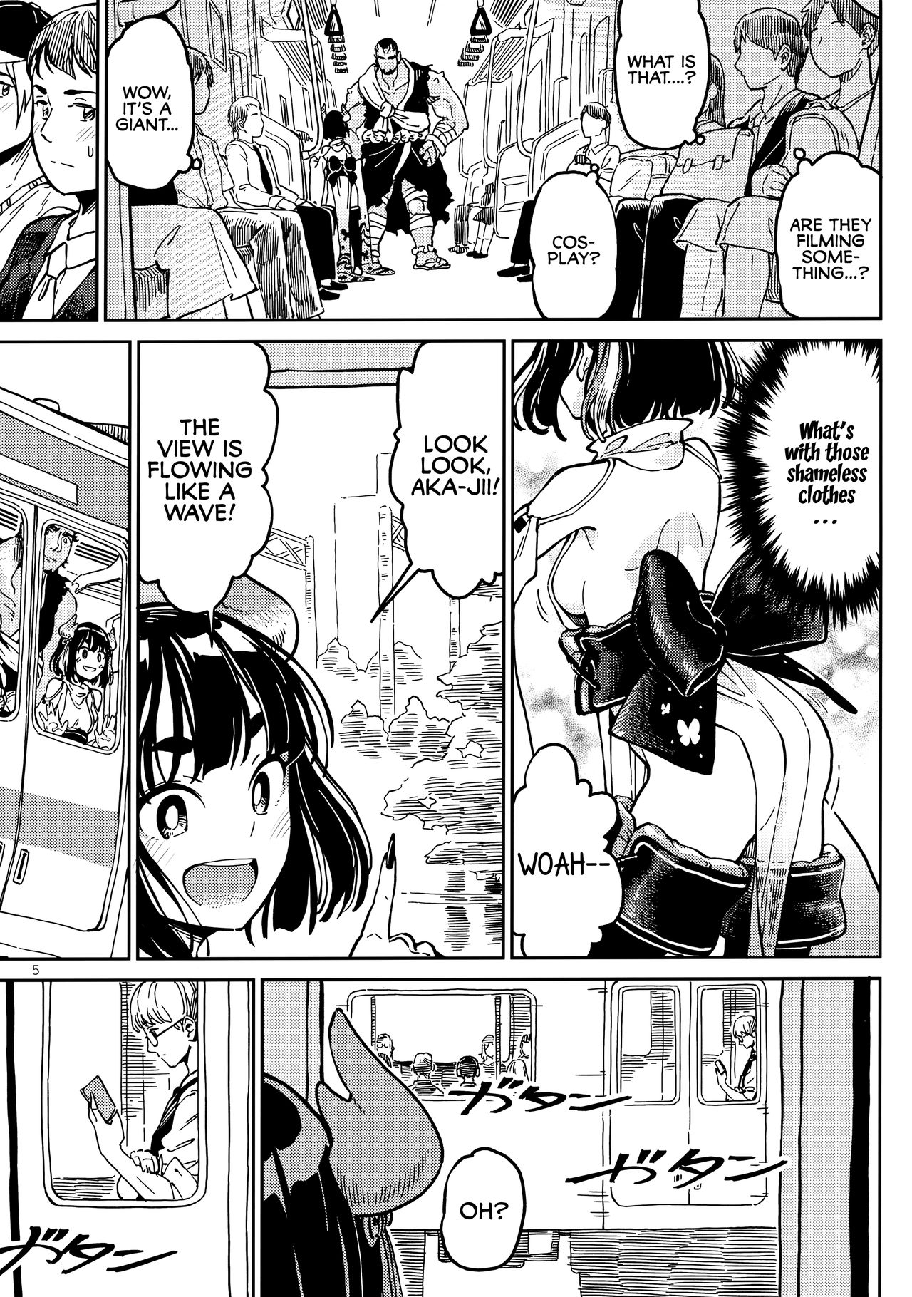 In the train page 4