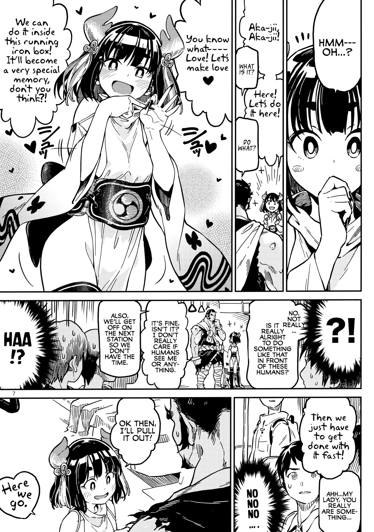 In the train page 6