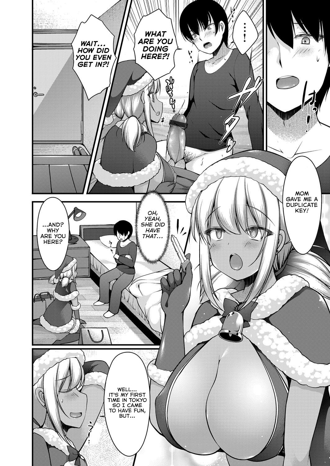 Inaka kara Oshikakete Kita Santa Cos Shita Kuro Gal JK na Imouto to Papakatsu Shite Shimatta Hanashi page 2