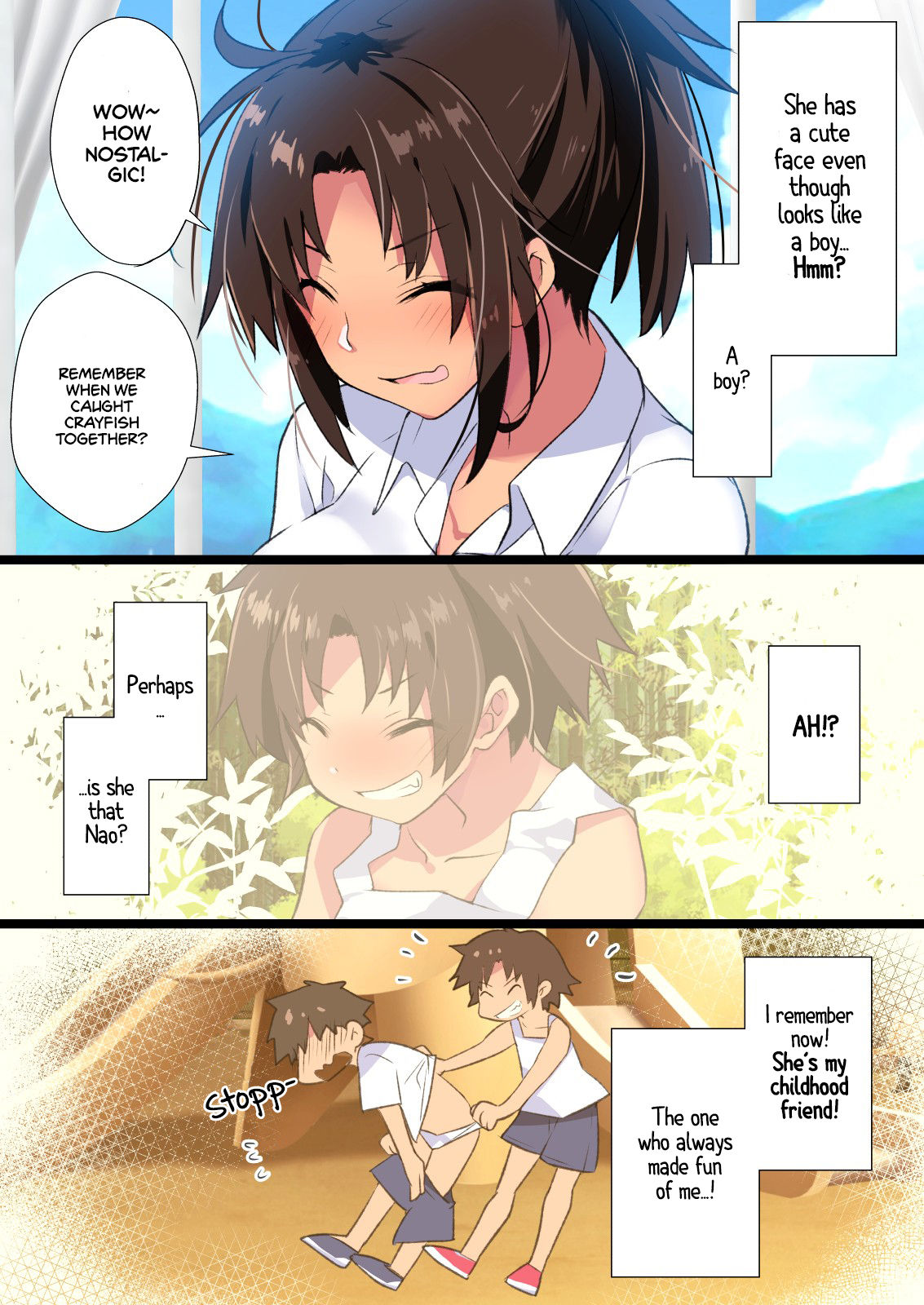 Inaka Osananajimi wa Hatsujouchuu! ~Muchimuchi Dosukebe Bitch ni Seichou Shita Osananajimi to Namahame Seikatsu~ page 4