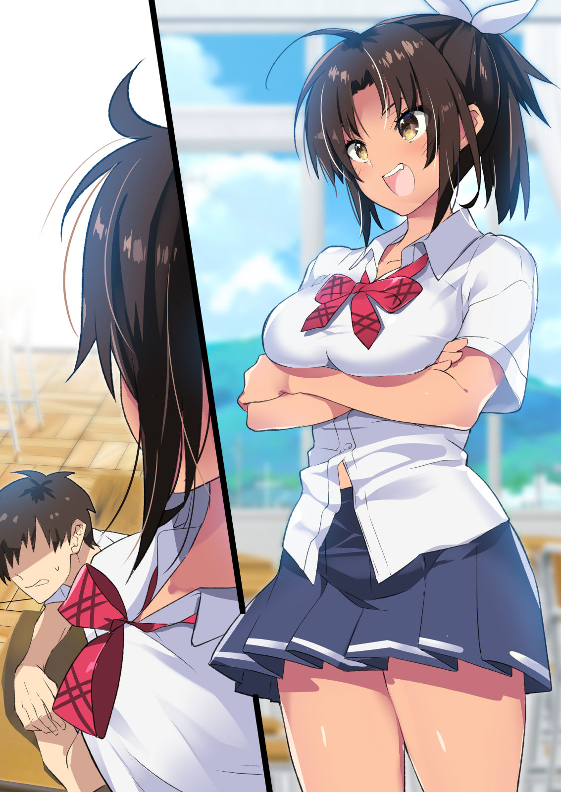 Inaka Osananajimi wa Hatsujouchuu! ~Muchimuchi Dosukebe Bitch ni Seichou Shita Osananajimi to Namahame Seikatsu~ page 43