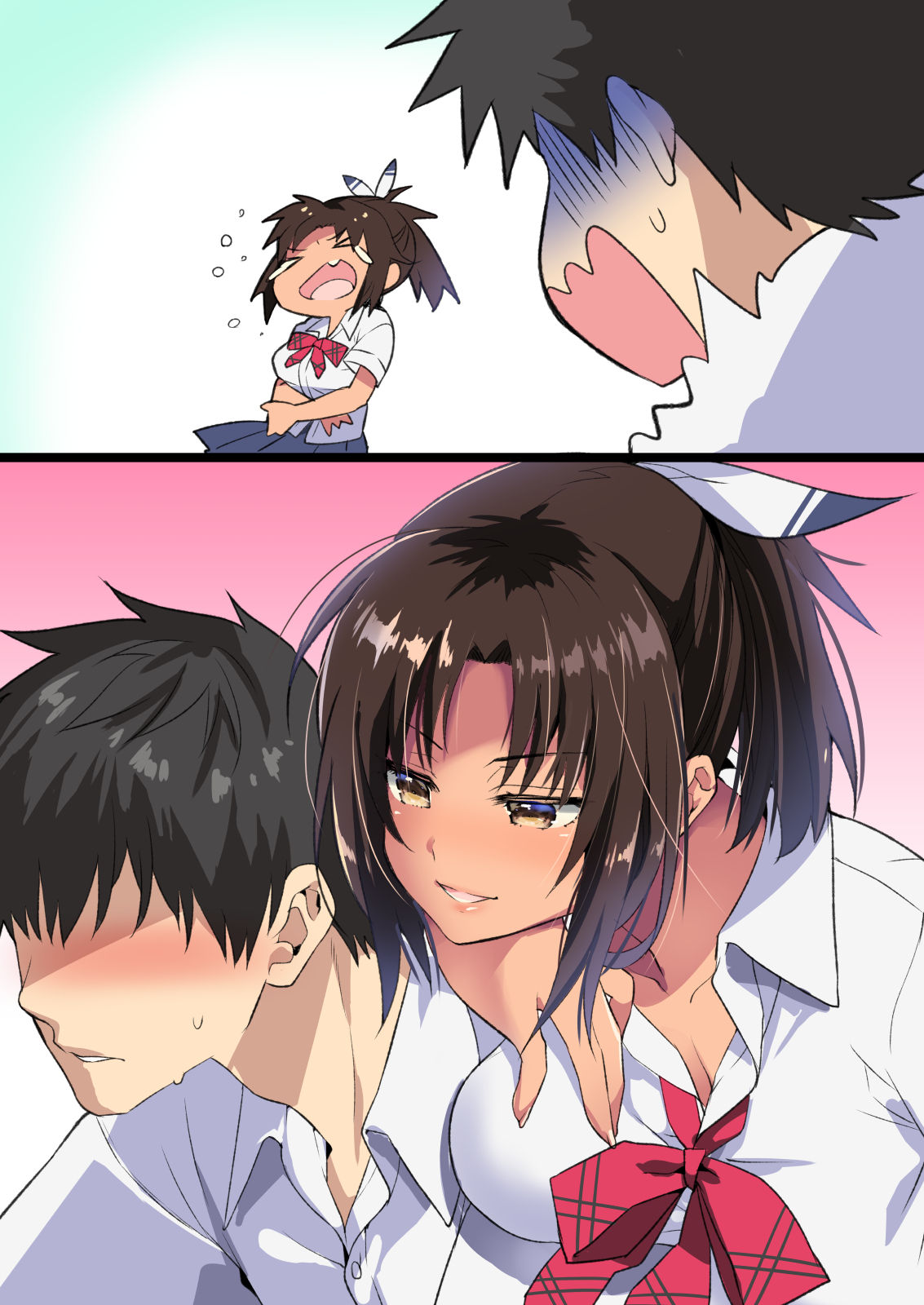 Inaka Osananajimi wa Hatsujouchuu! ~Muchimuchi Dosukebe Bitch ni Seichou Shita Osananajimi to Namahame Seikatsu~ page 45