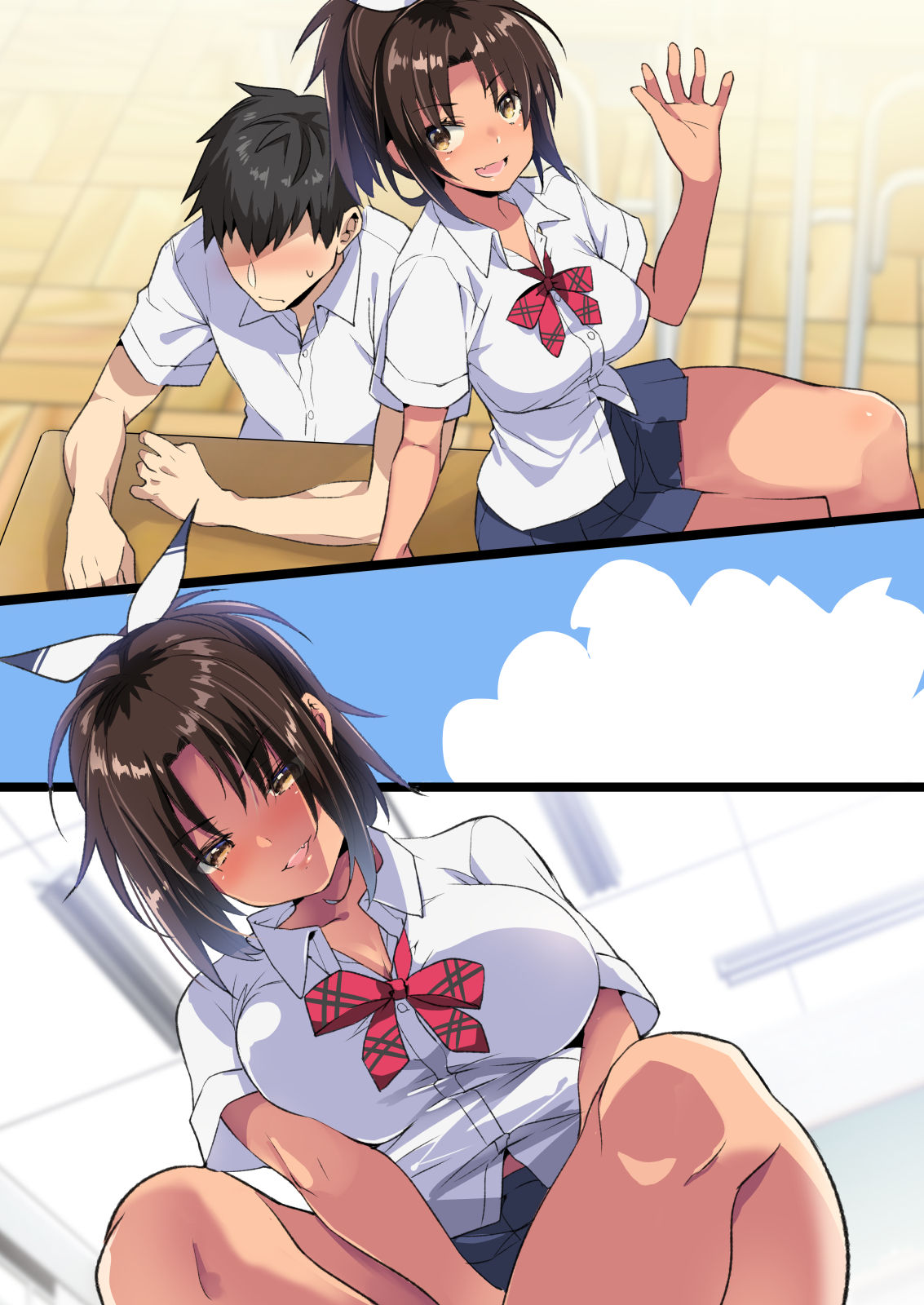 Inaka Osananajimi wa Hatsujouchuu! ~Muchimuchi Dosukebe Bitch ni Seichou Shita Osananajimi to Namahame Seikatsu~ page 46
