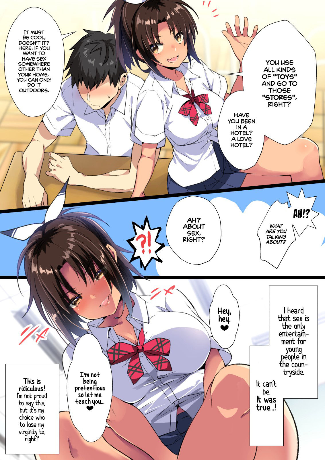 Inaka Osananajimi wa Hatsujouchuu! ~Muchimuchi Dosukebe Bitch ni Seichou Shita Osananajimi to Namahame Seikatsu~ page 6