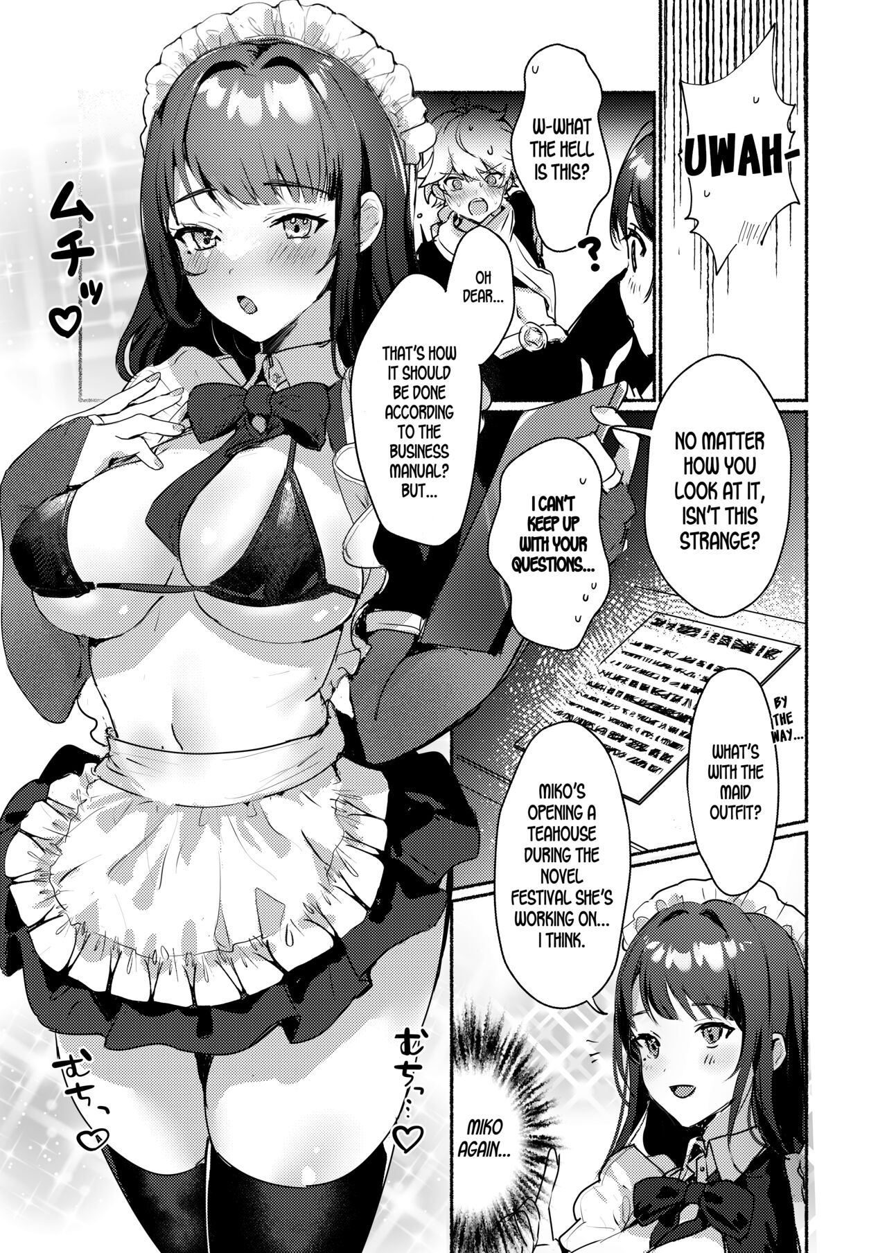 Inazuma Clumsy Maid Chaya ~Cosplay Sex With The Unusually Horny Maids~ page 4