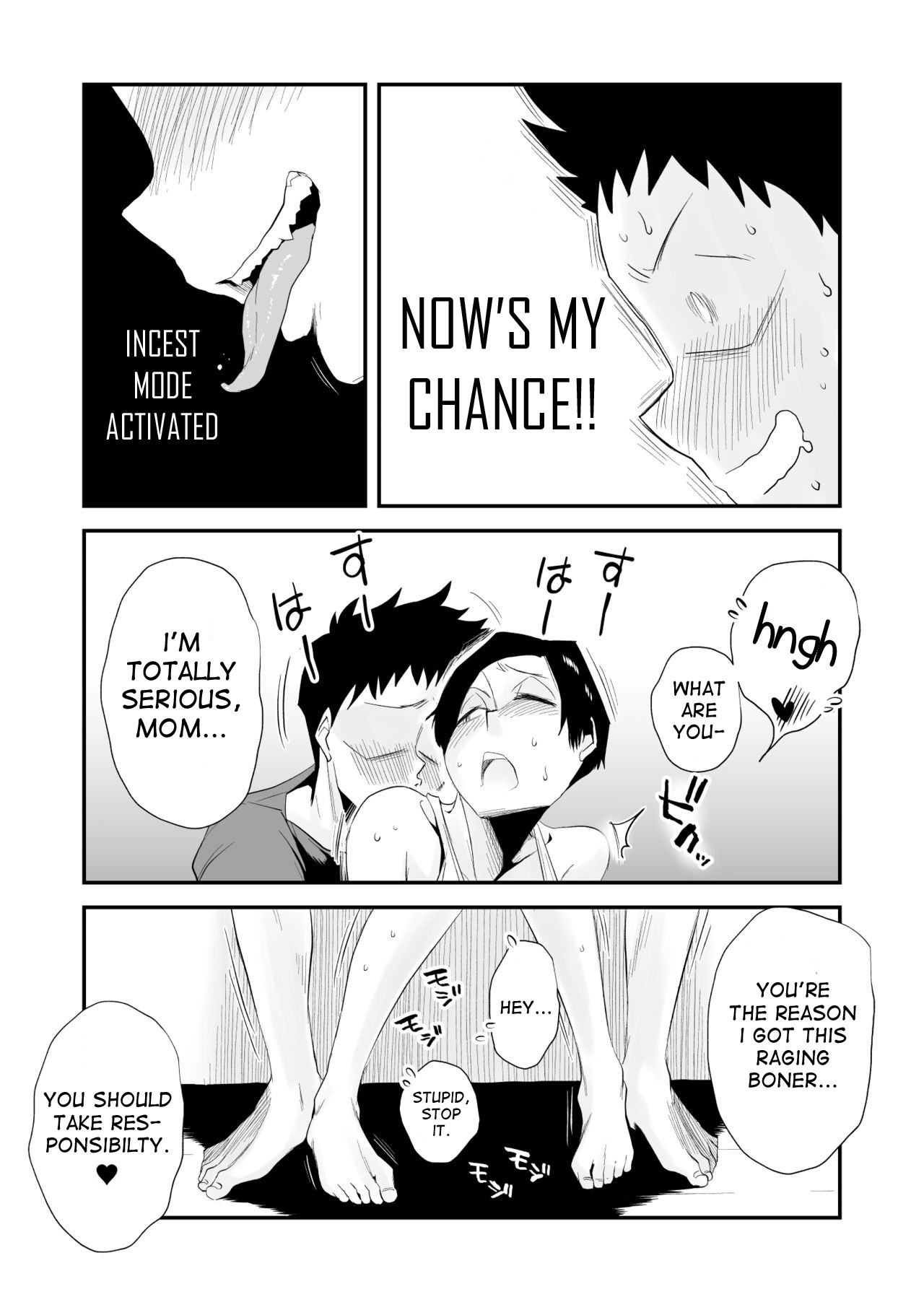 Incestuous Sex with My 46-Year-Old Small Breasted Mother page 16
