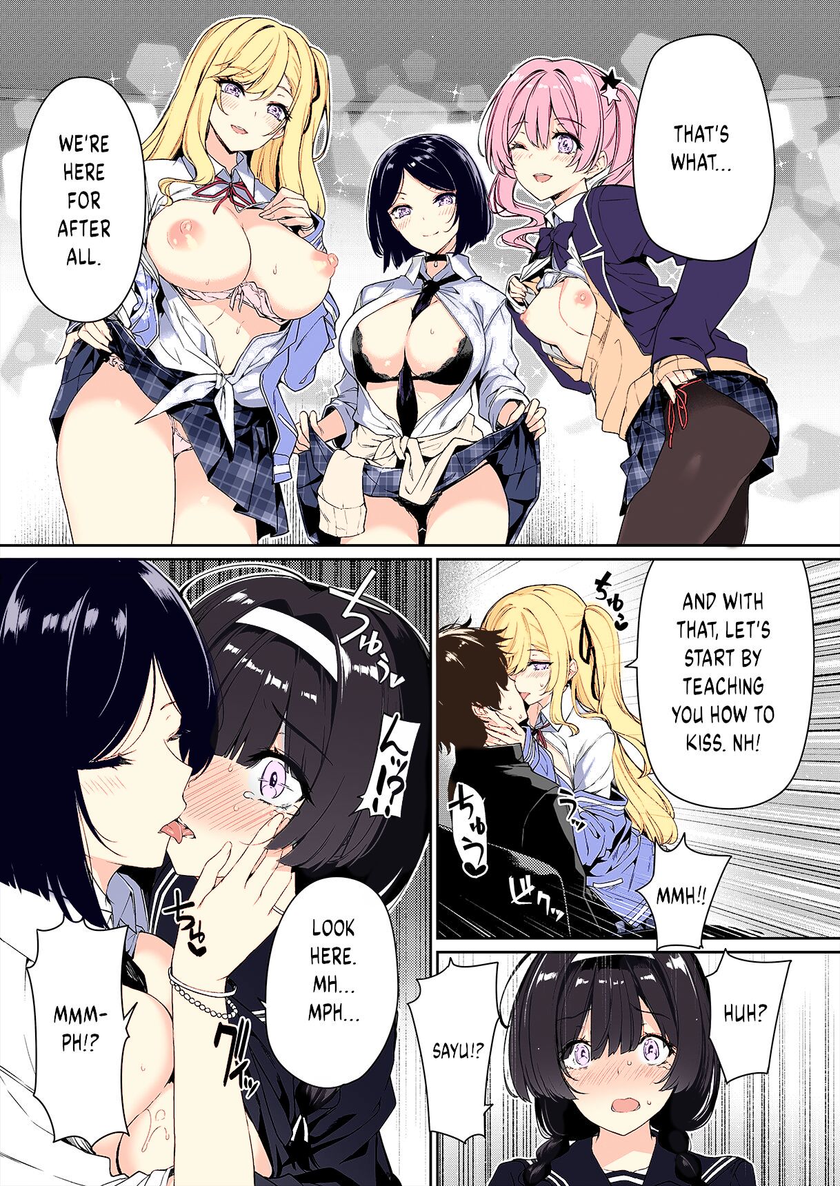 InCha Couple ga You Gal-tachi to SEX Training Suru Hanashi page 15