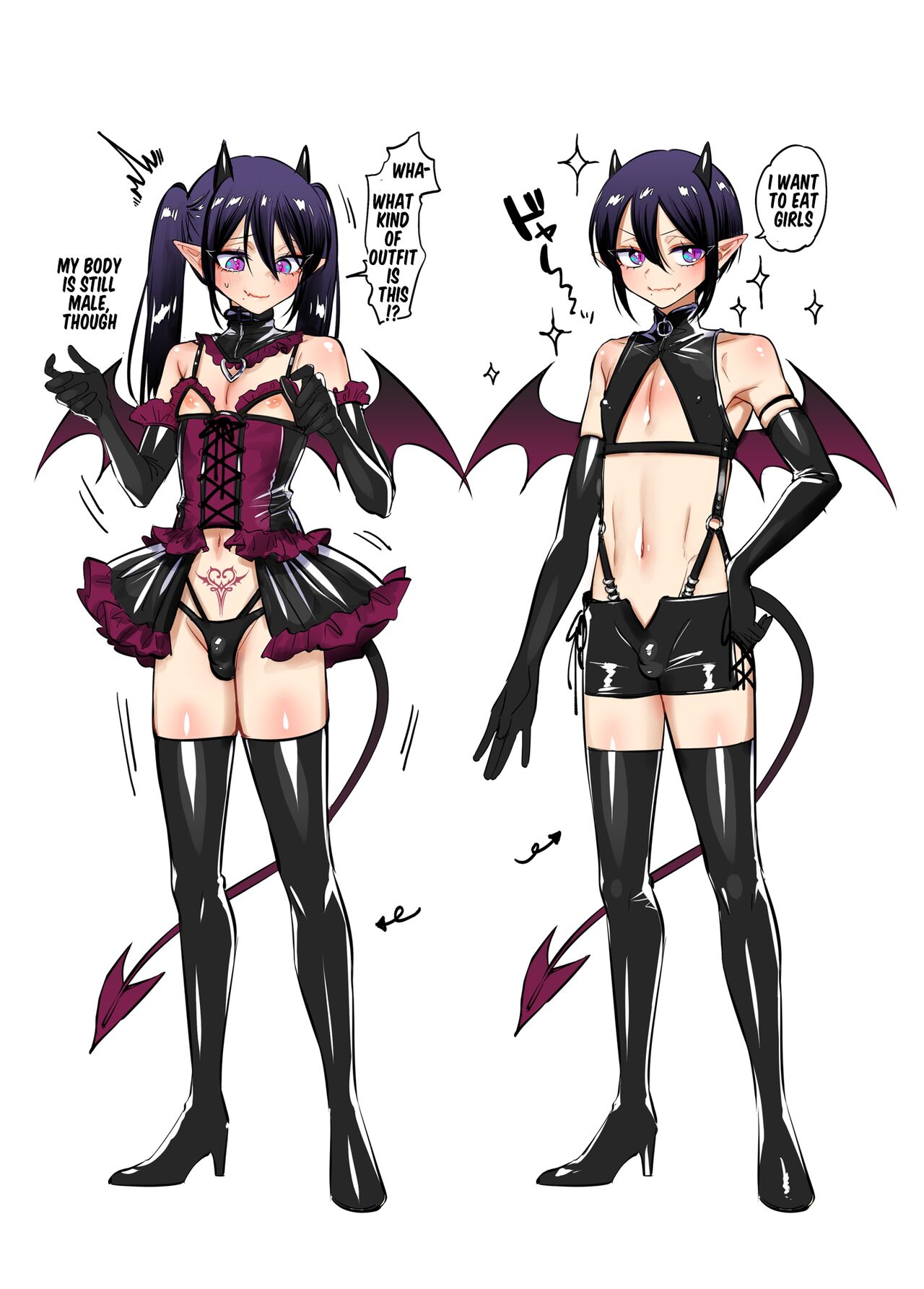 Incubus-kun♂ Succubus Ochi♀!? page 50