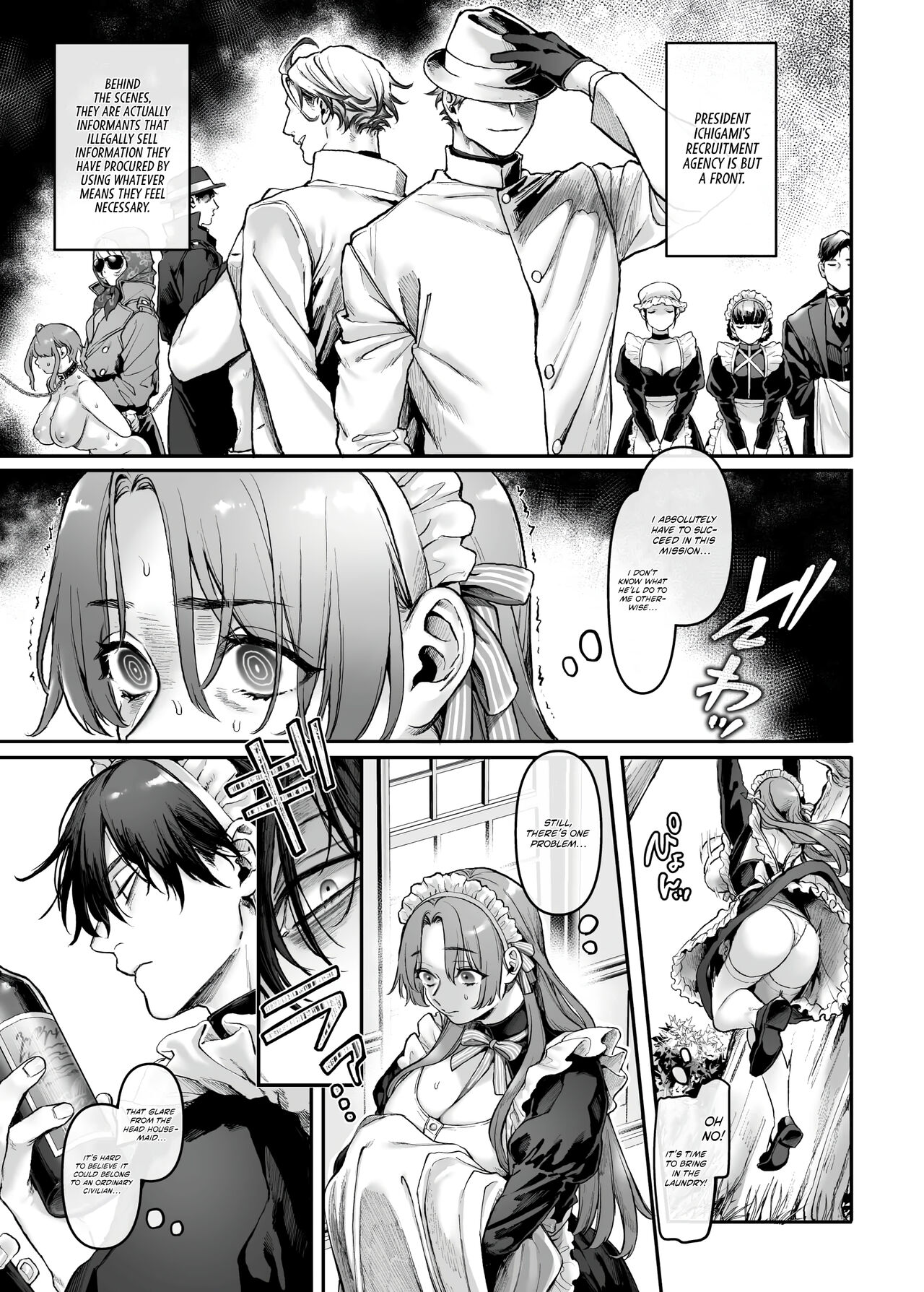 Infiltrate! Debt Repayment RTA of a Spy on the Brink ~The Crossdressing Maid and the Oni Boss~ page 10