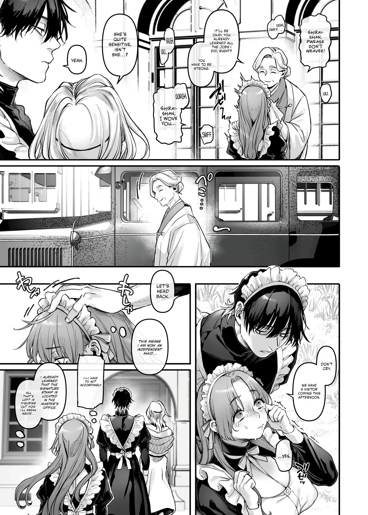 Infiltrate! Debt Repayment RTA of a Spy on the Brink ~The Crossdressing Maid and the Oni Boss~ page 12