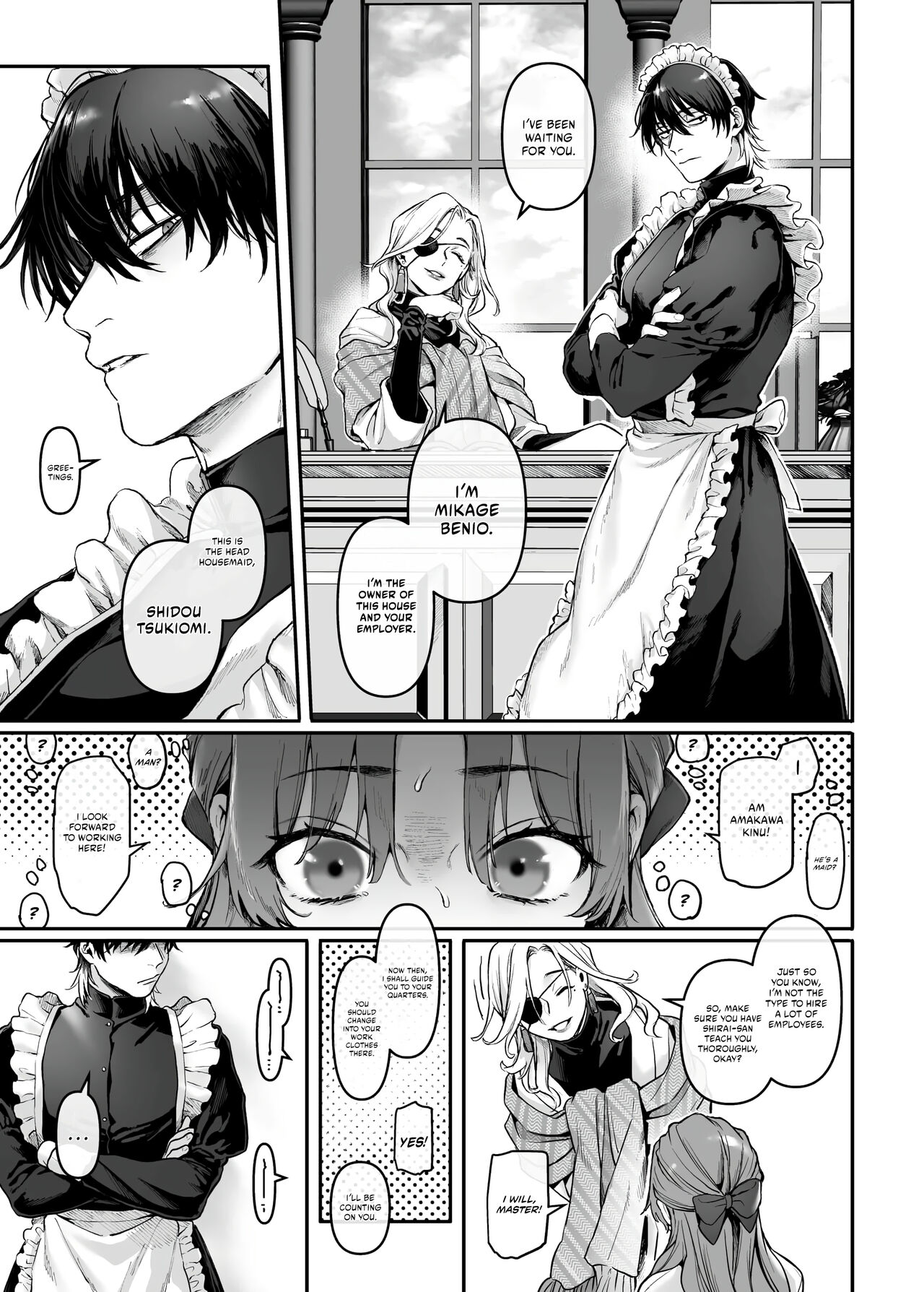 Infiltrate! Debt Repayment RTA of a Spy on the Brink ~The Crossdressing Maid and the Oni Boss~ page 8