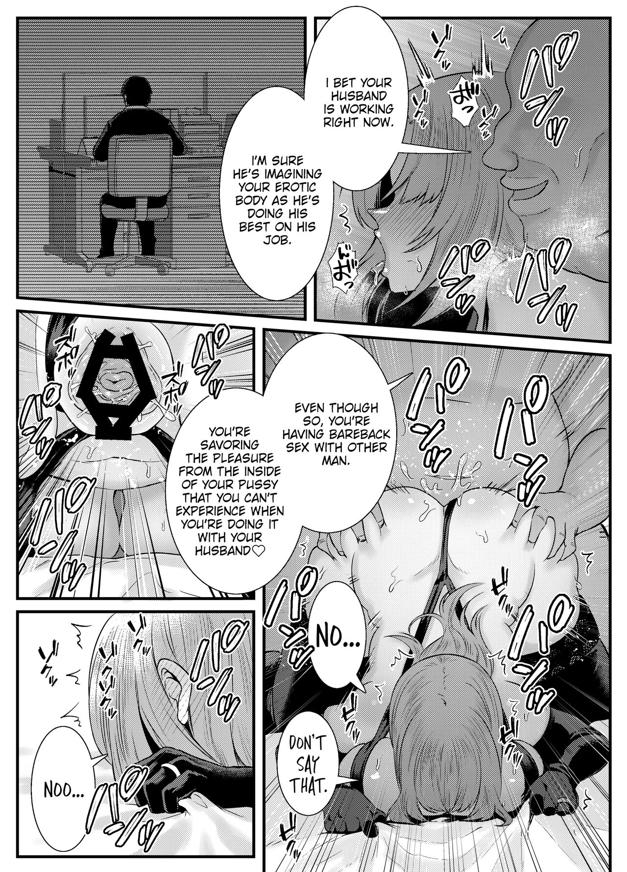 Internal Orgasm Lesson -The Housewife Took a Real, Bareback Sex Lesson with a Another man for her Husband- page 34