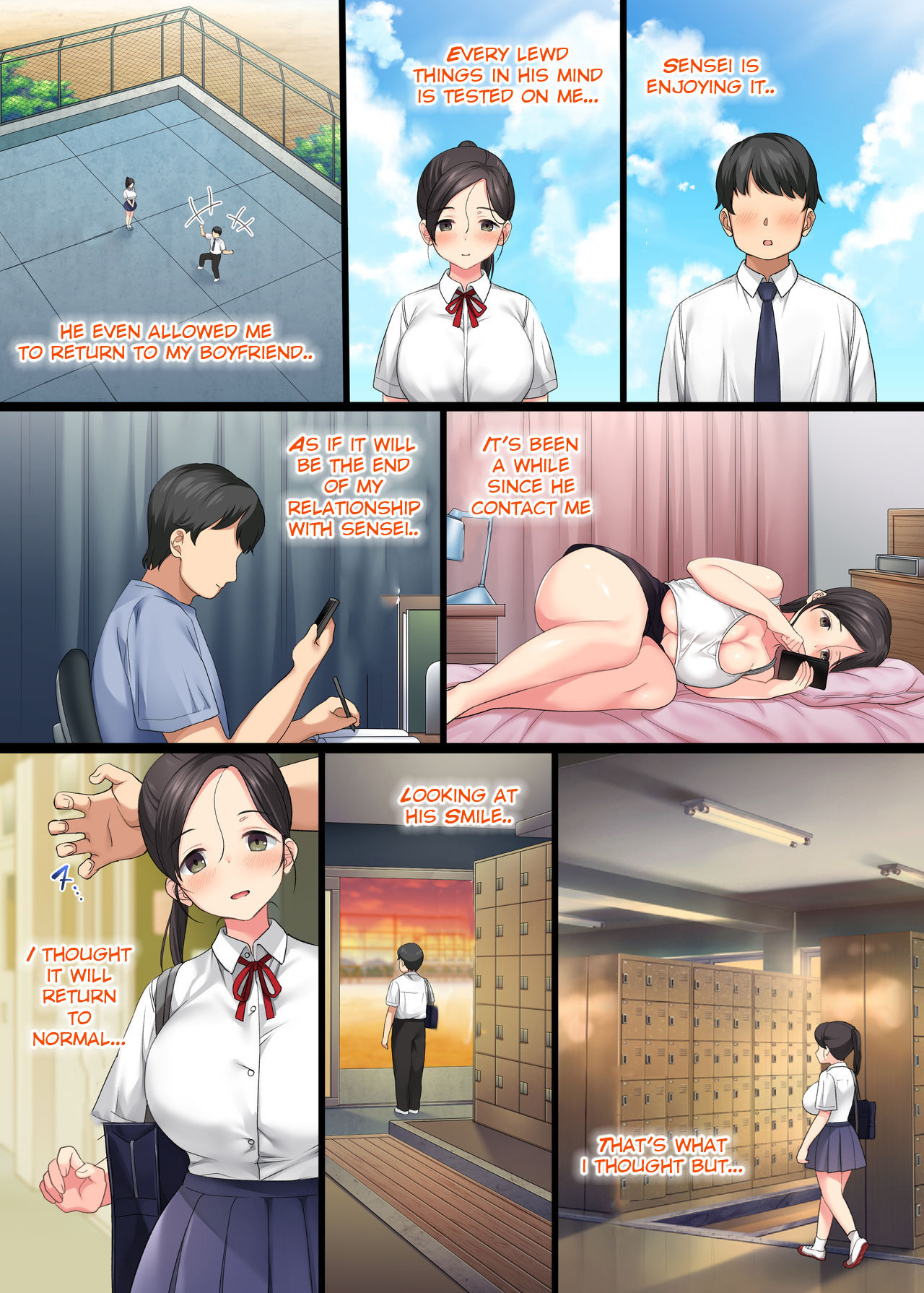 Introverted Beauty Gets Raped Over and Over by Her Homeroom Teacher 3 page 12