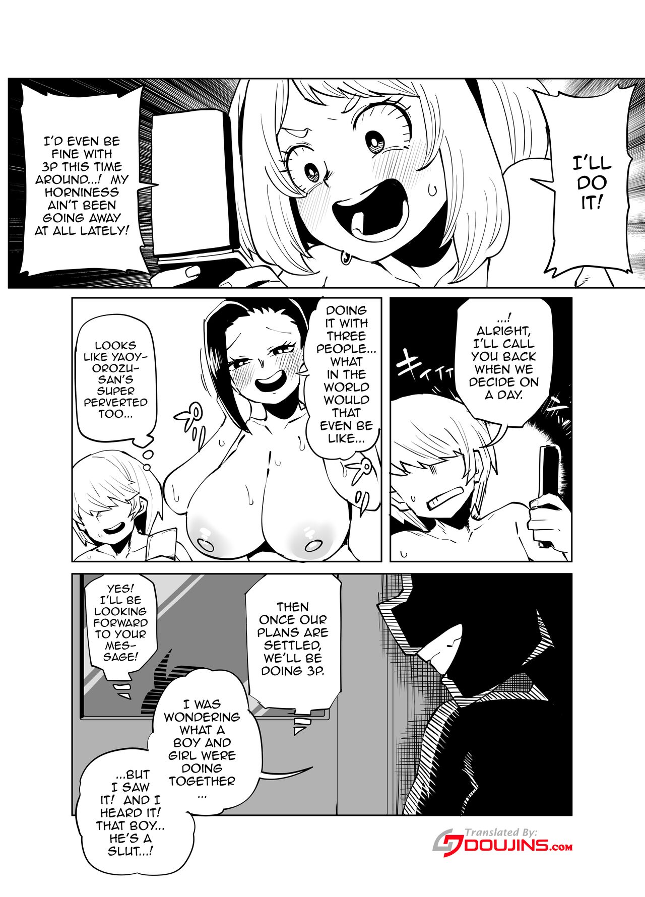 Inverted Morality Hero Academia ~Hagakure's Case~ page 1