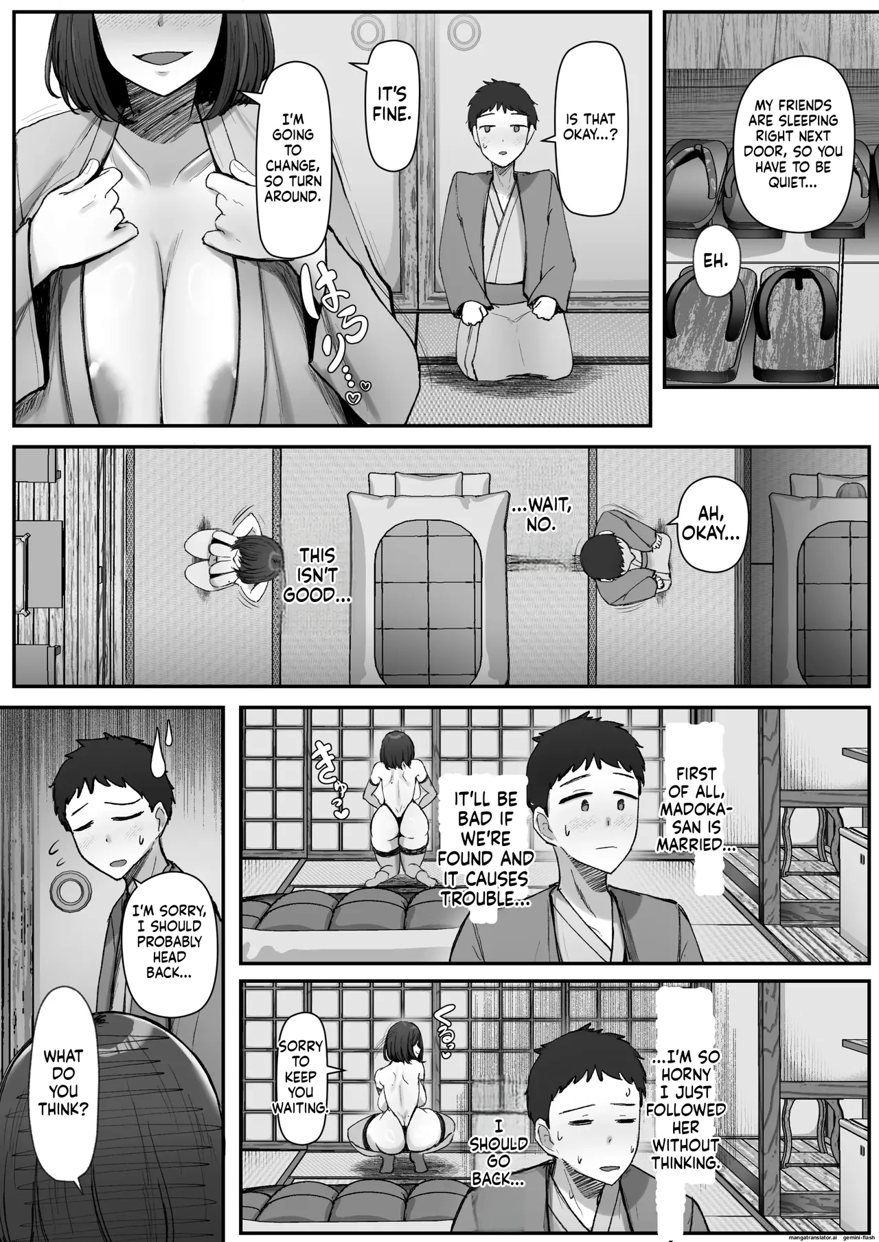 Ippaku Futsuka, Mama Yamemasu. page 17